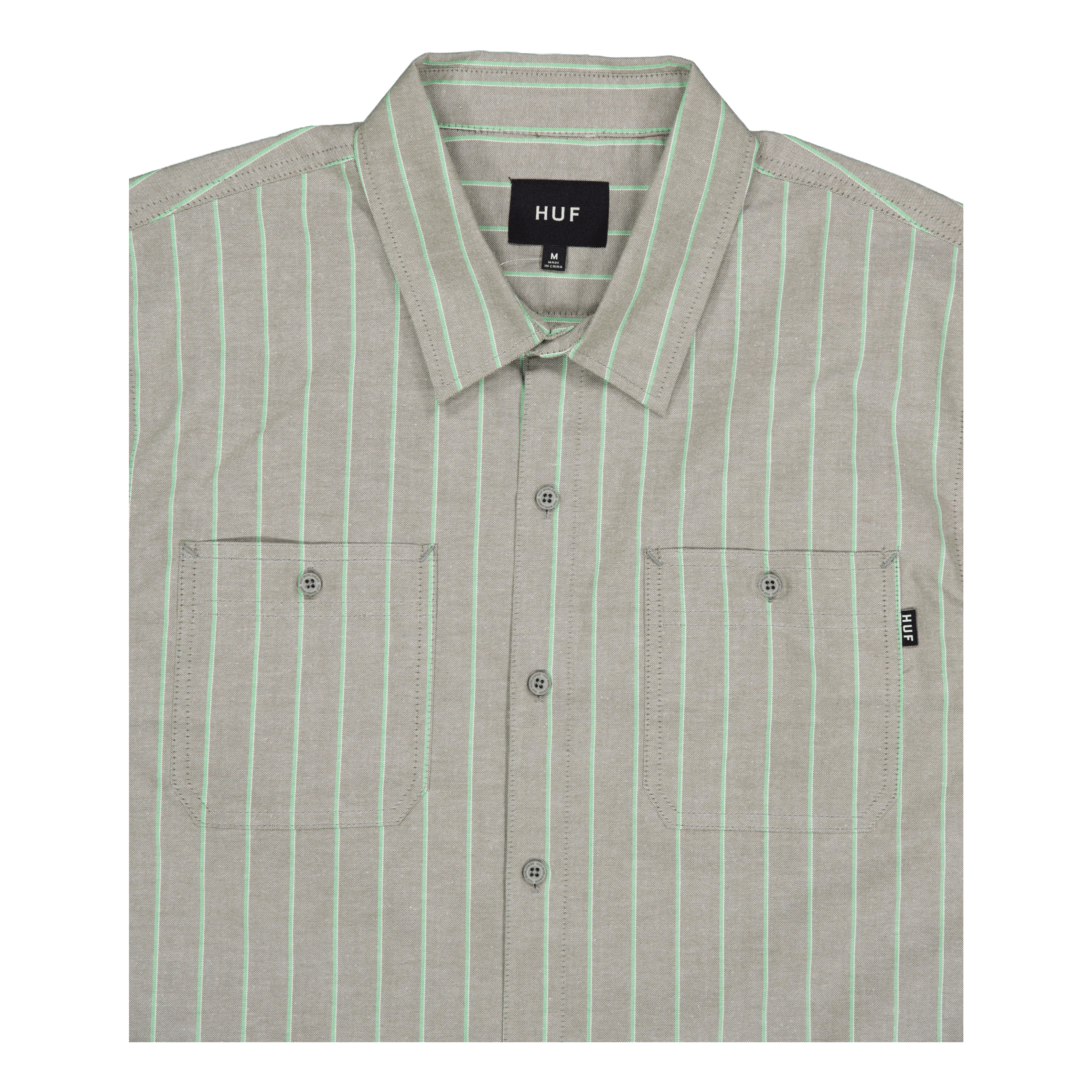 HUF Parker S/s Work Shirt Dried Herb