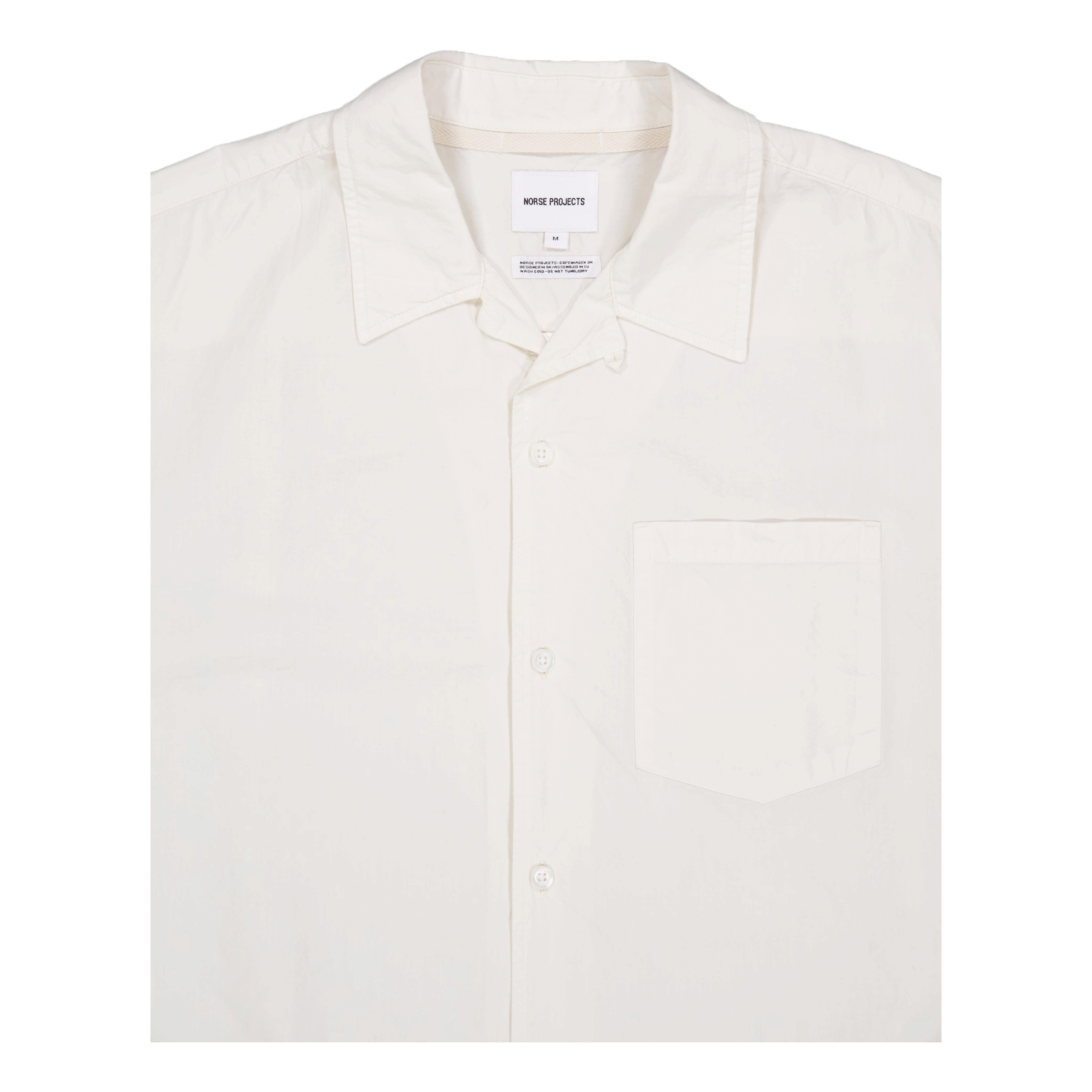 Norse Projects Carsten Cotton Tencel Shirt Enamel White