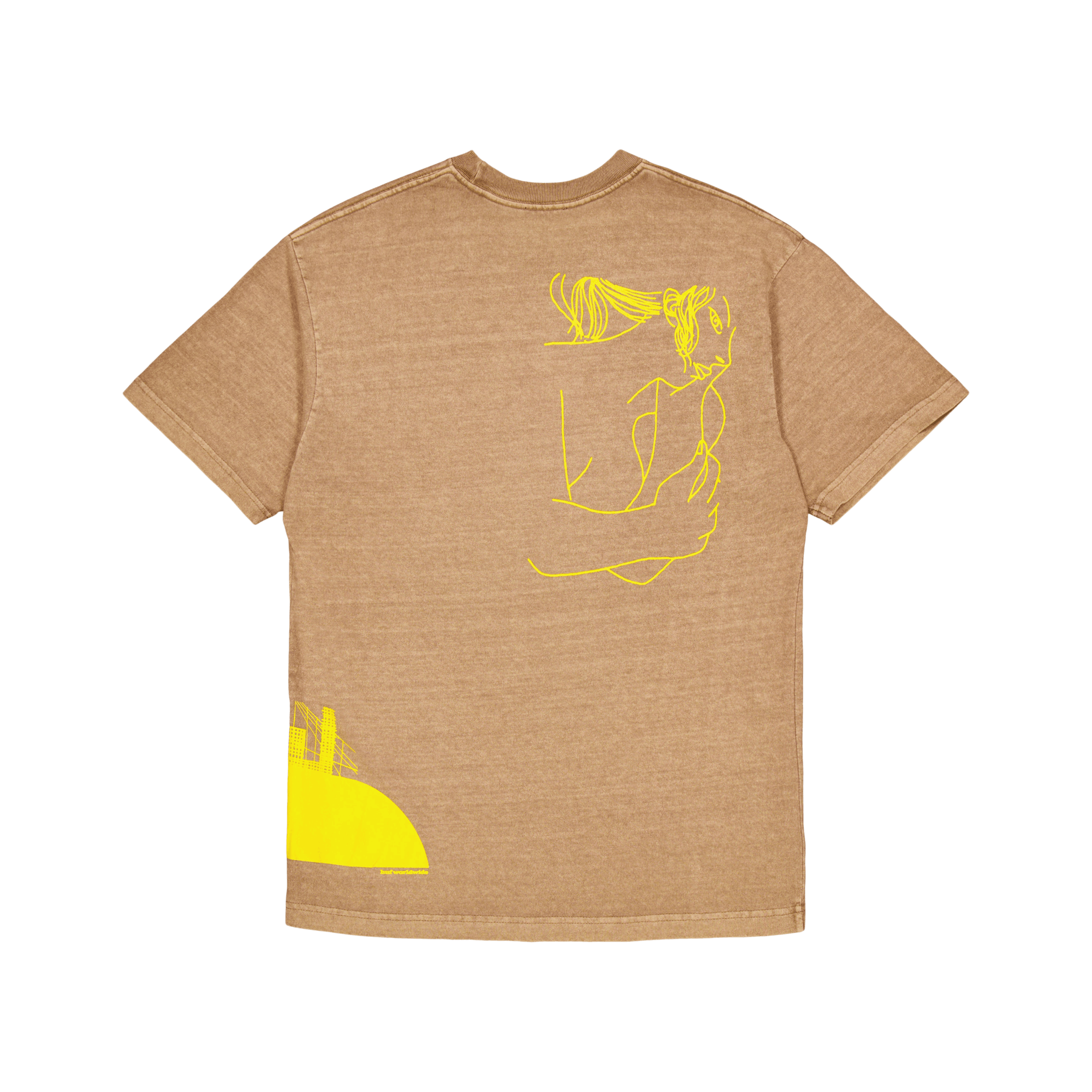 HUF Loosies Washed S/s T-Shirt Camel