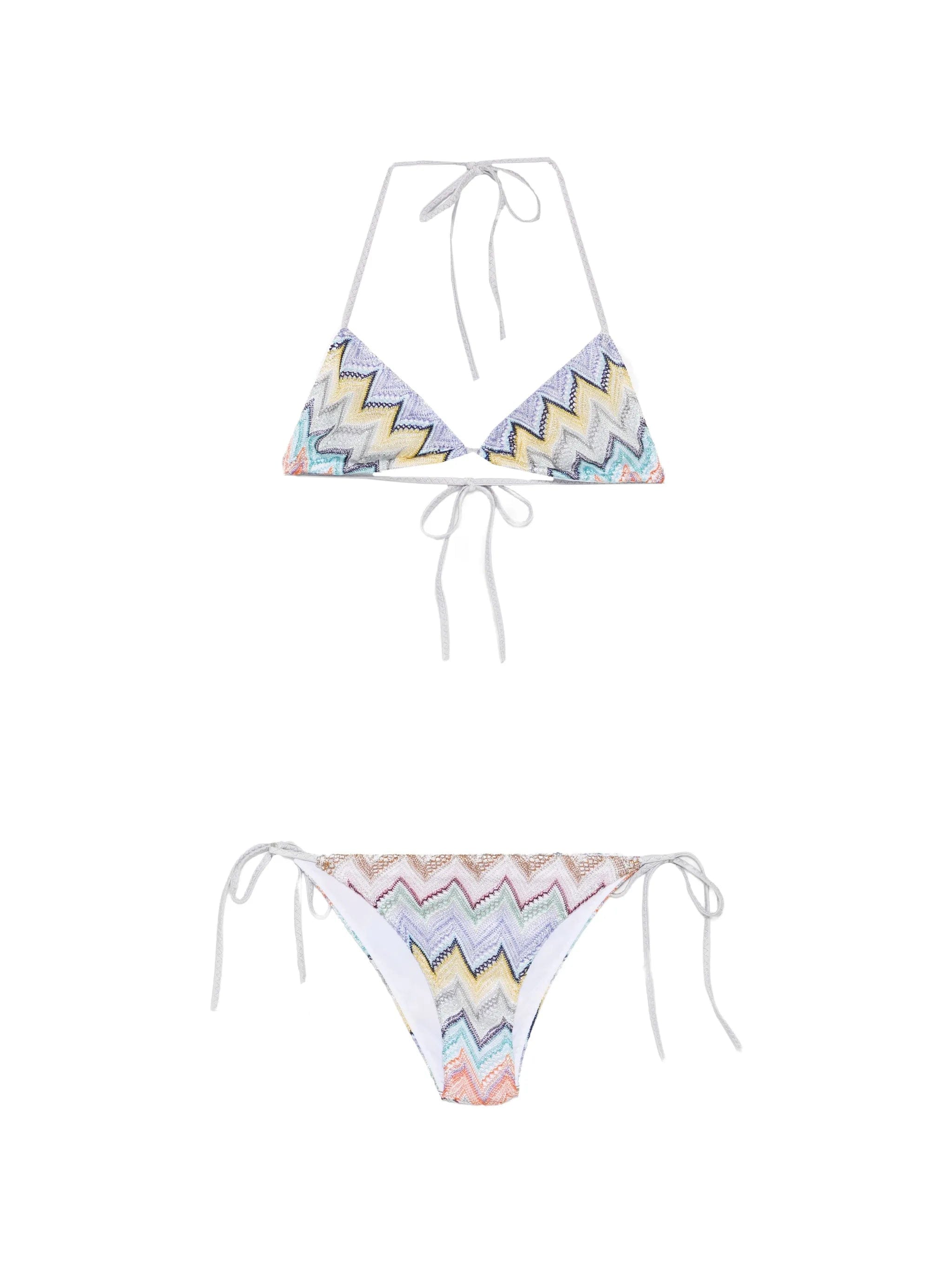 Missoni zigzag - knit triangle bikini