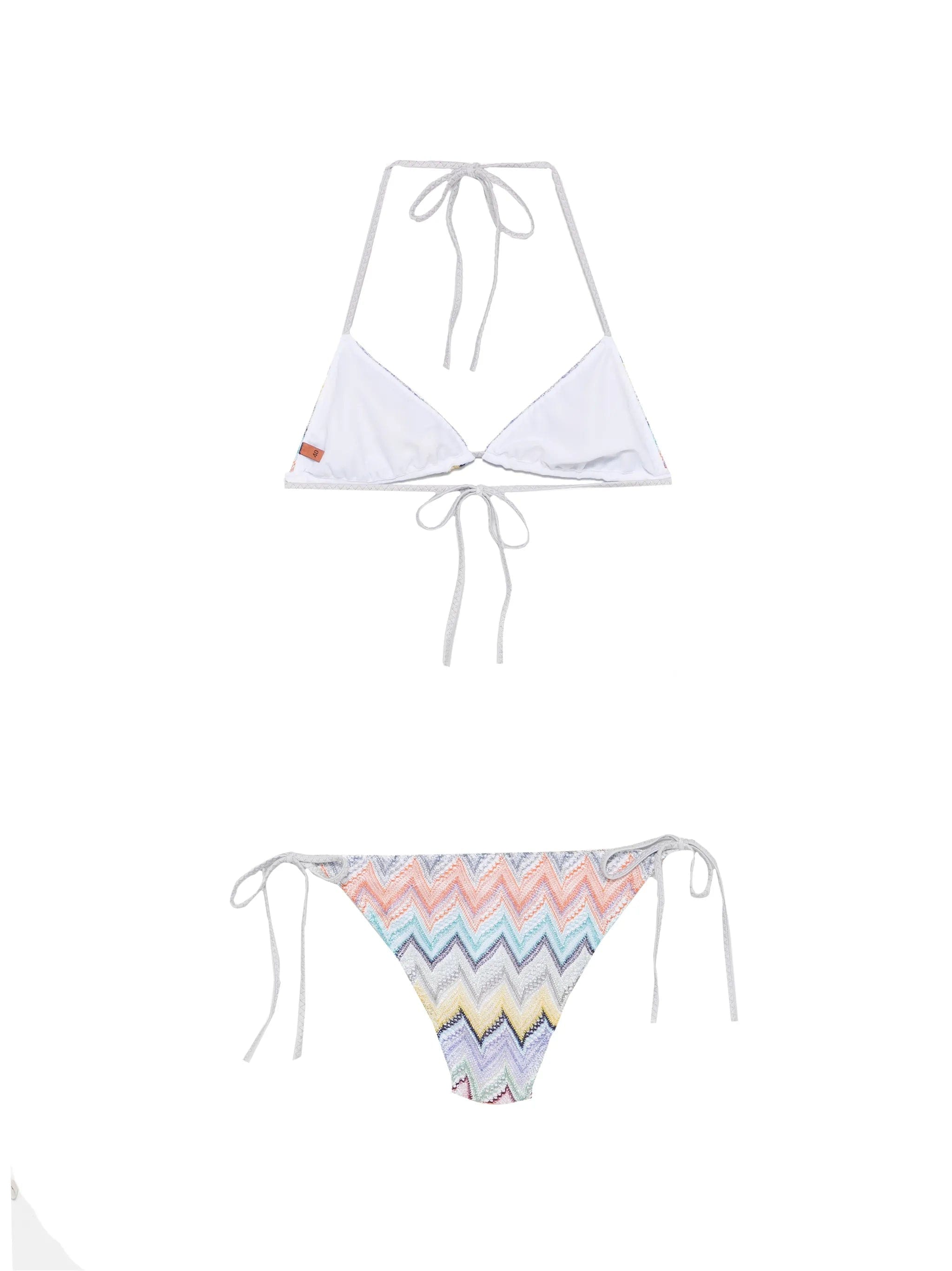 Missoni zigzag - knit triangle bikini