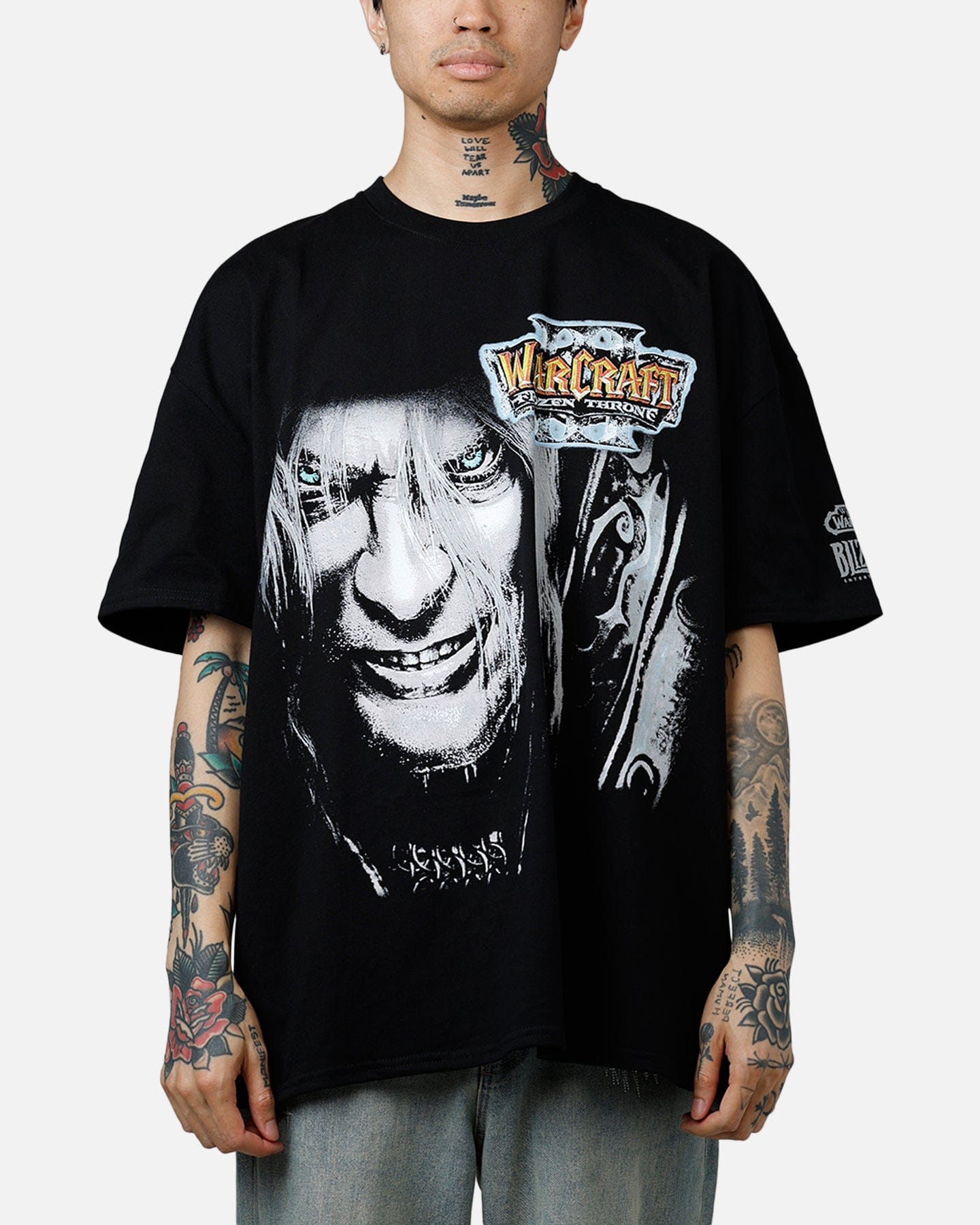 73studio x World of Warcraft III: The Frozen Throne T - Shirt Black