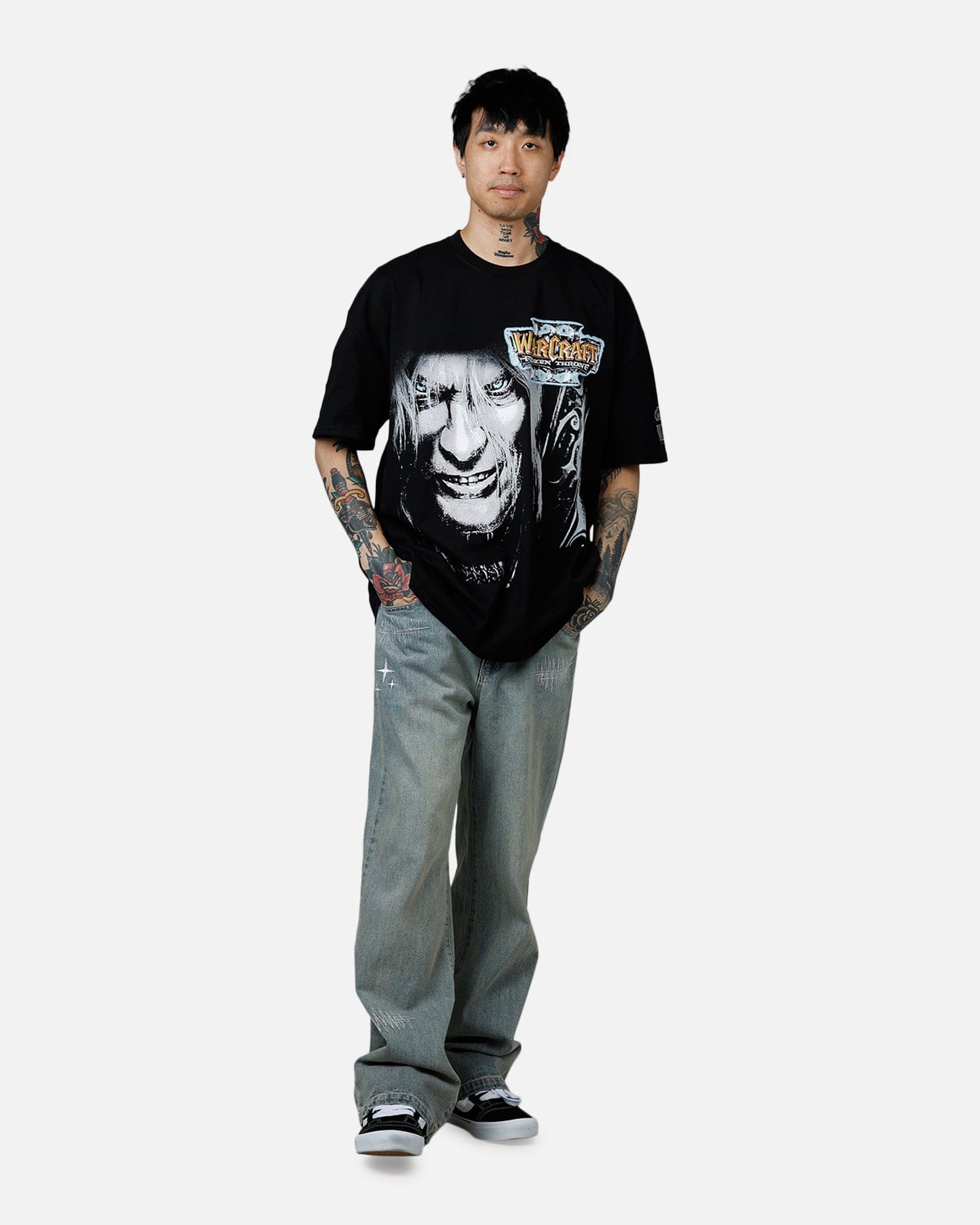 73studio x World of Warcraft III: The Frozen Throne T - Shirt Black