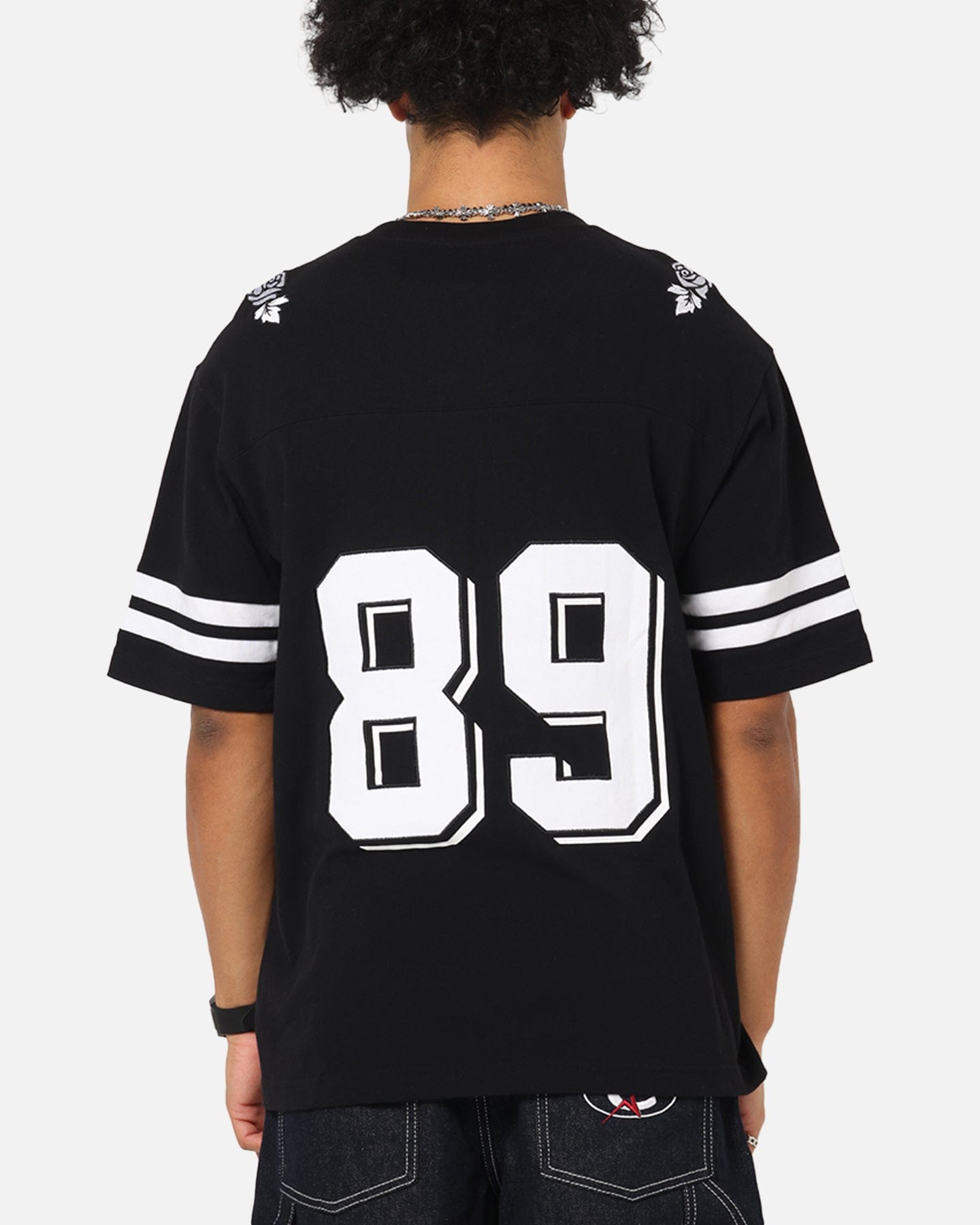 Carre Rose Bowl Football T - Shirt Black/White