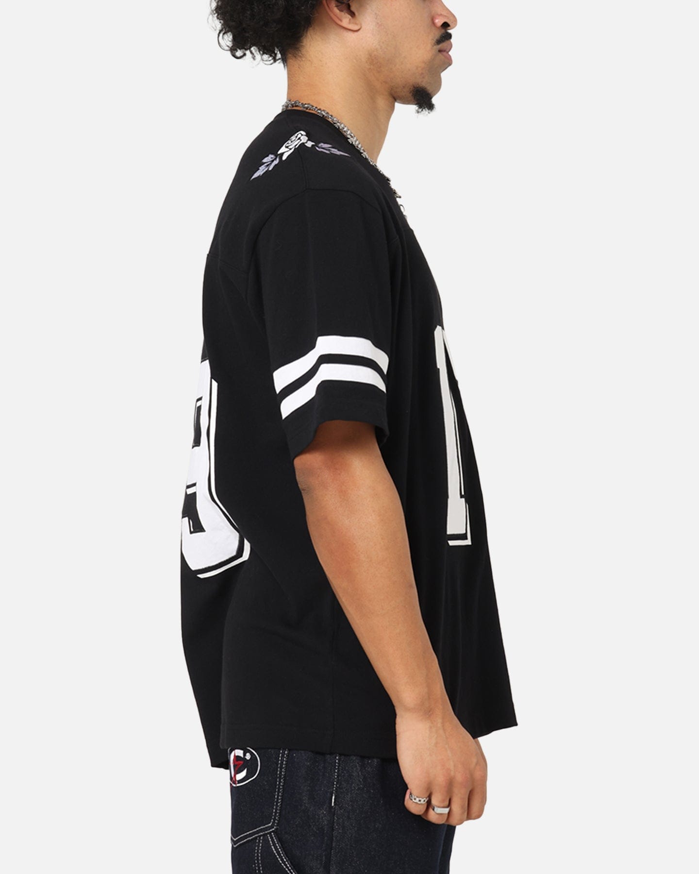 Carre Rose Bowl Football T - Shirt Black/White
