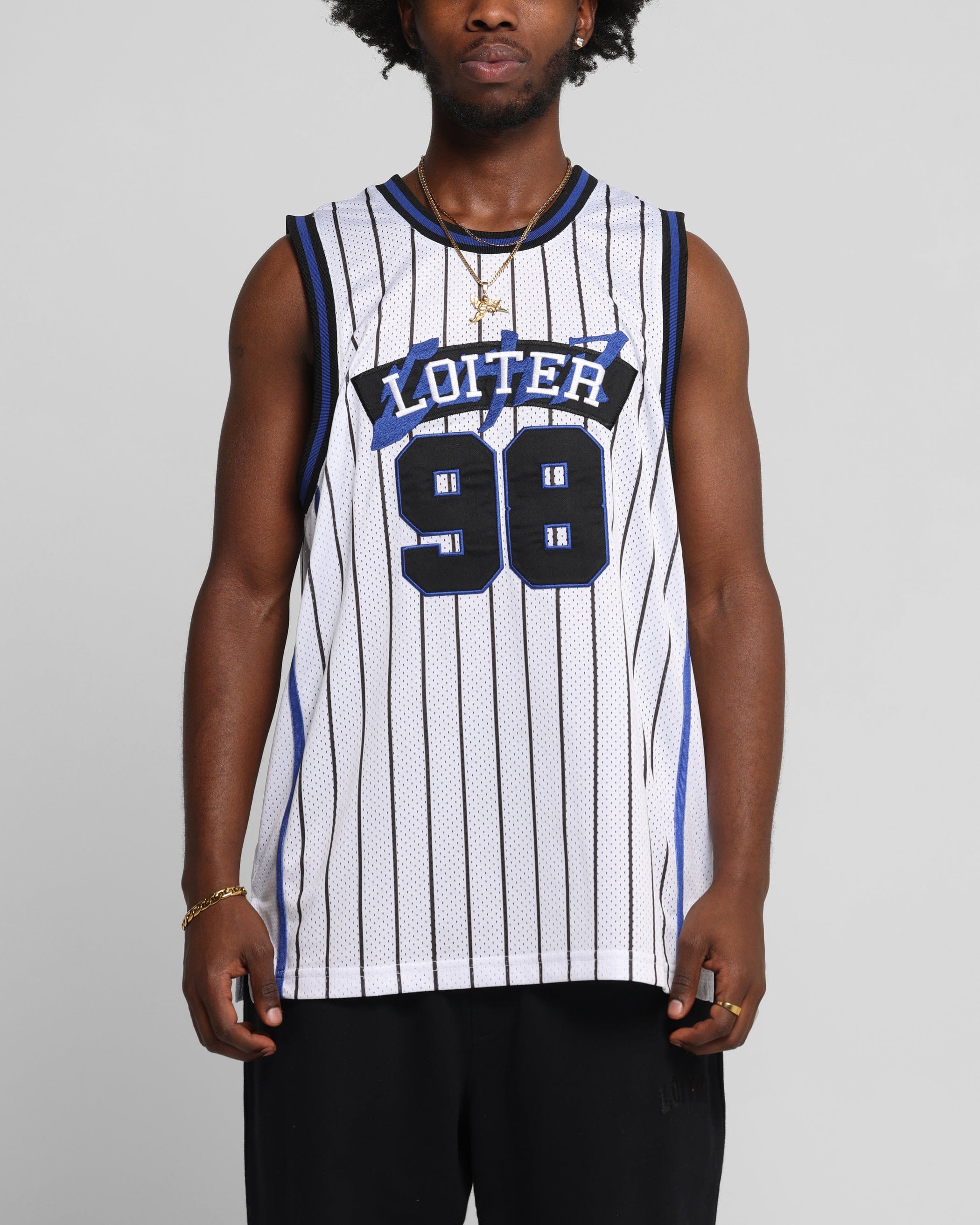 Loiter Midway Jersey White/Blue