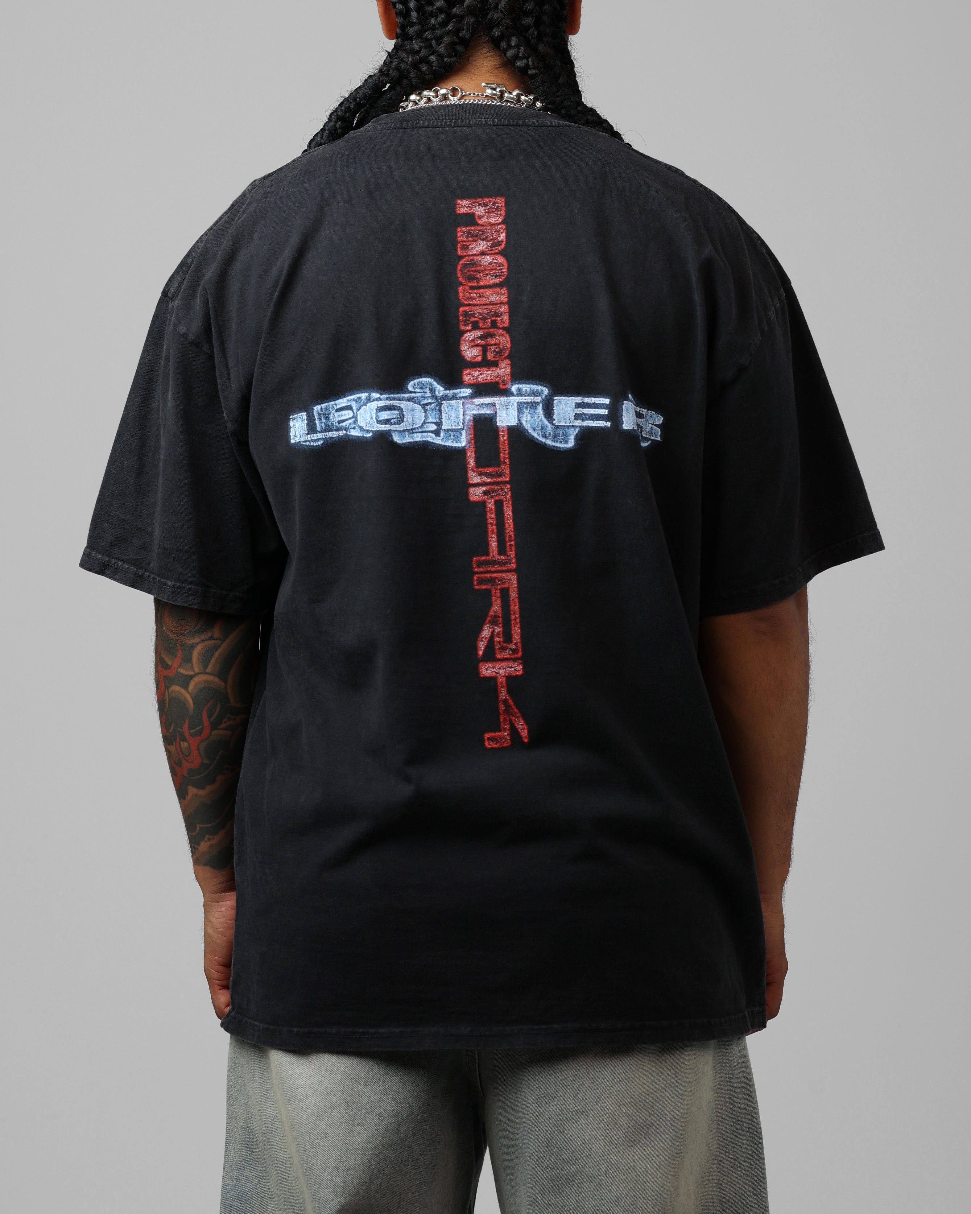 Loiter Void Vintage T - Shirt Black Wash