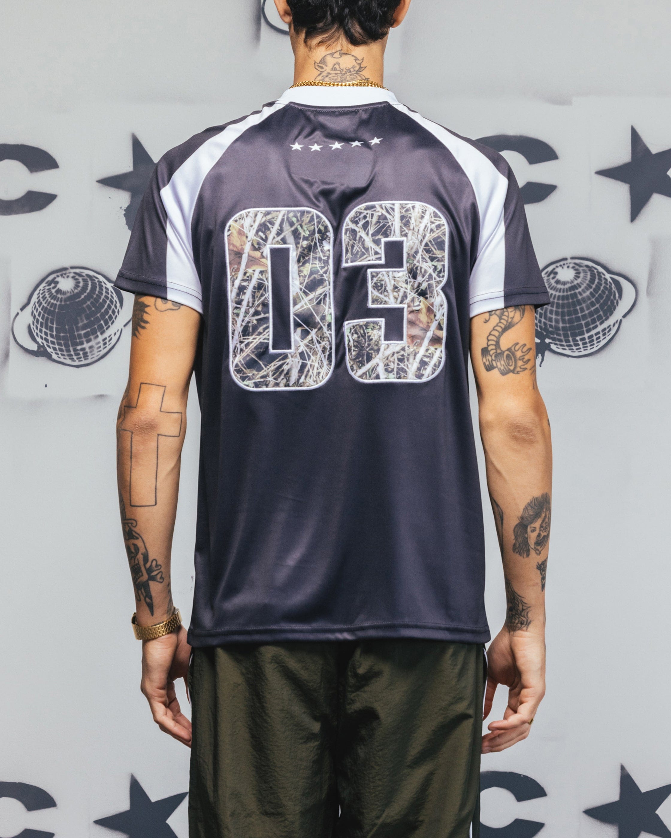 Carre Striker Jersey T - Shirt Black/White