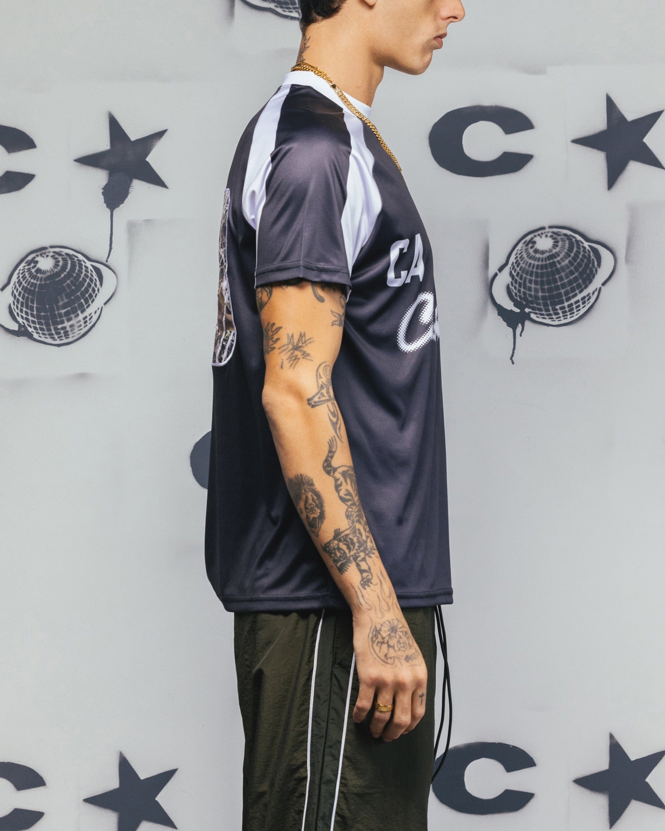 Carre Striker Jersey T - Shirt Black/White