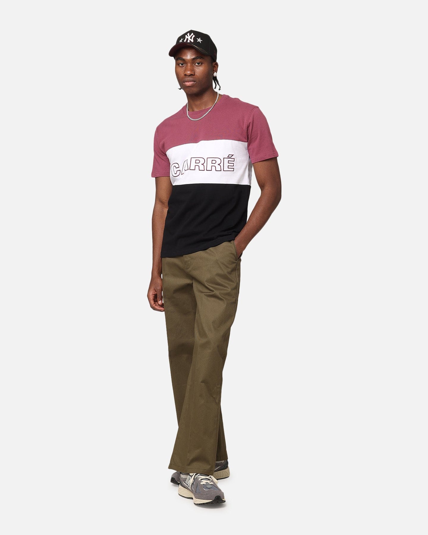 Carre Studio Baggy Pants Khaki