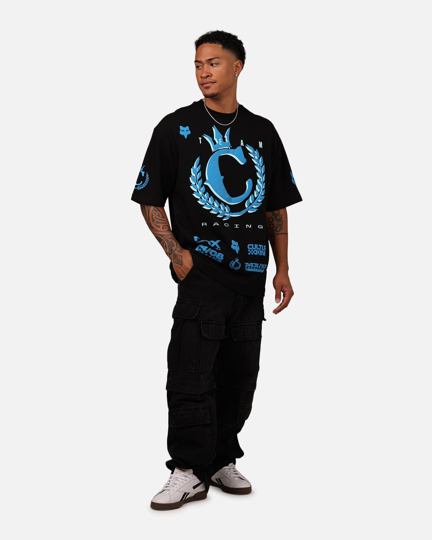 FOX Racing x Culture Kings T - Shirt Black/Blue
