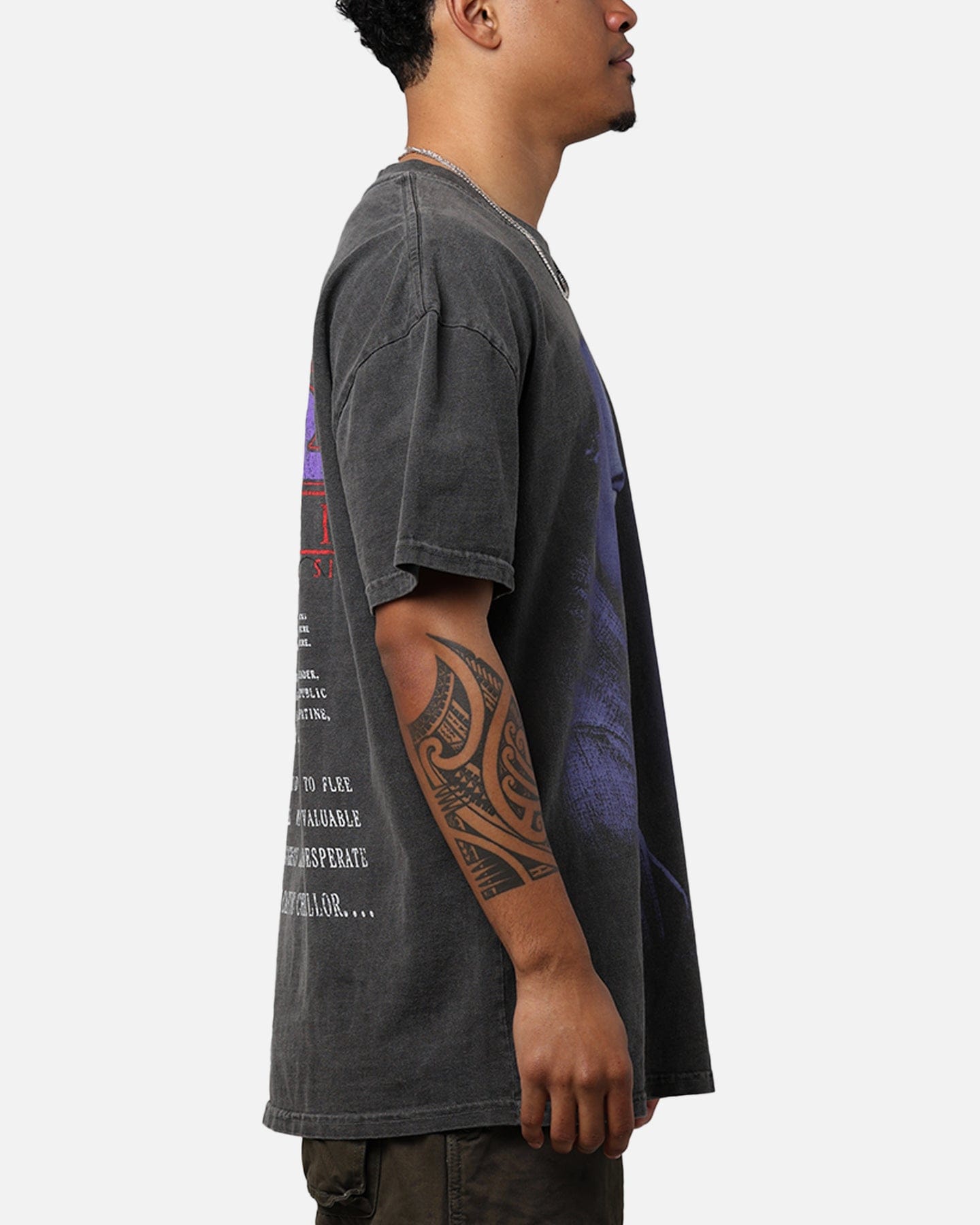 73studio Star Wars Episode III '05 Heavyweight Vintage T - Shirt Black Wash