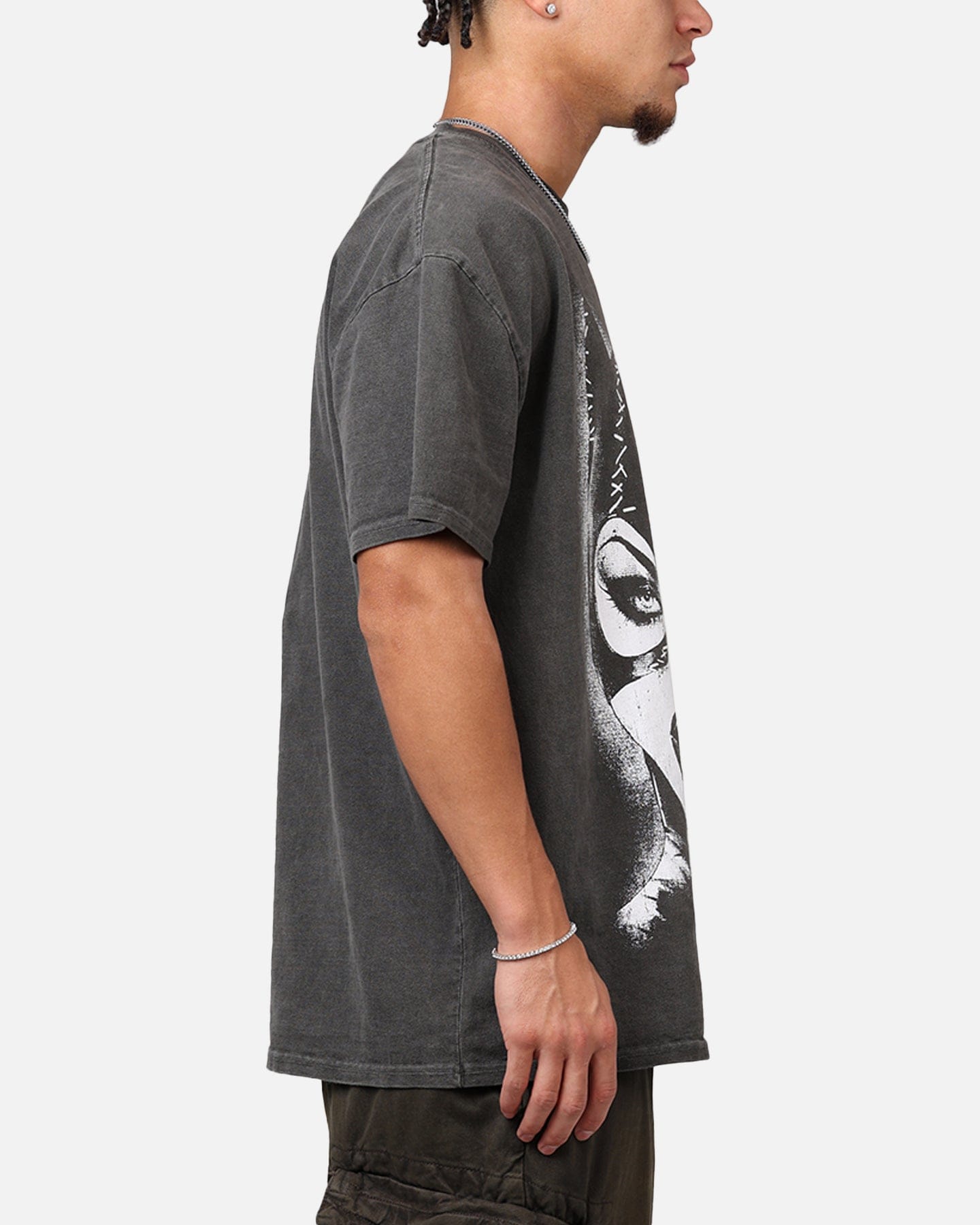 73studio x DC Batman Catwoman Heavyweight T - Shirt Black Wash