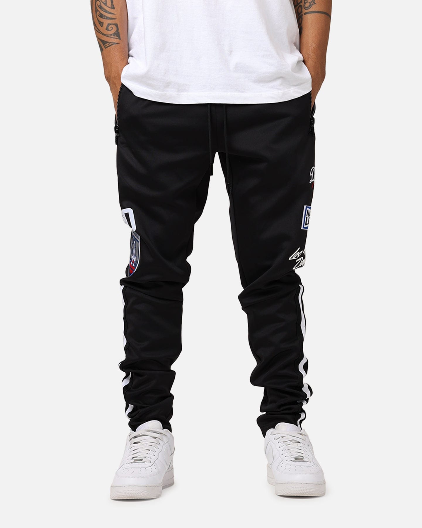 PRO Standard Los Angeles Dodgers Fast Lane Track Pants Black