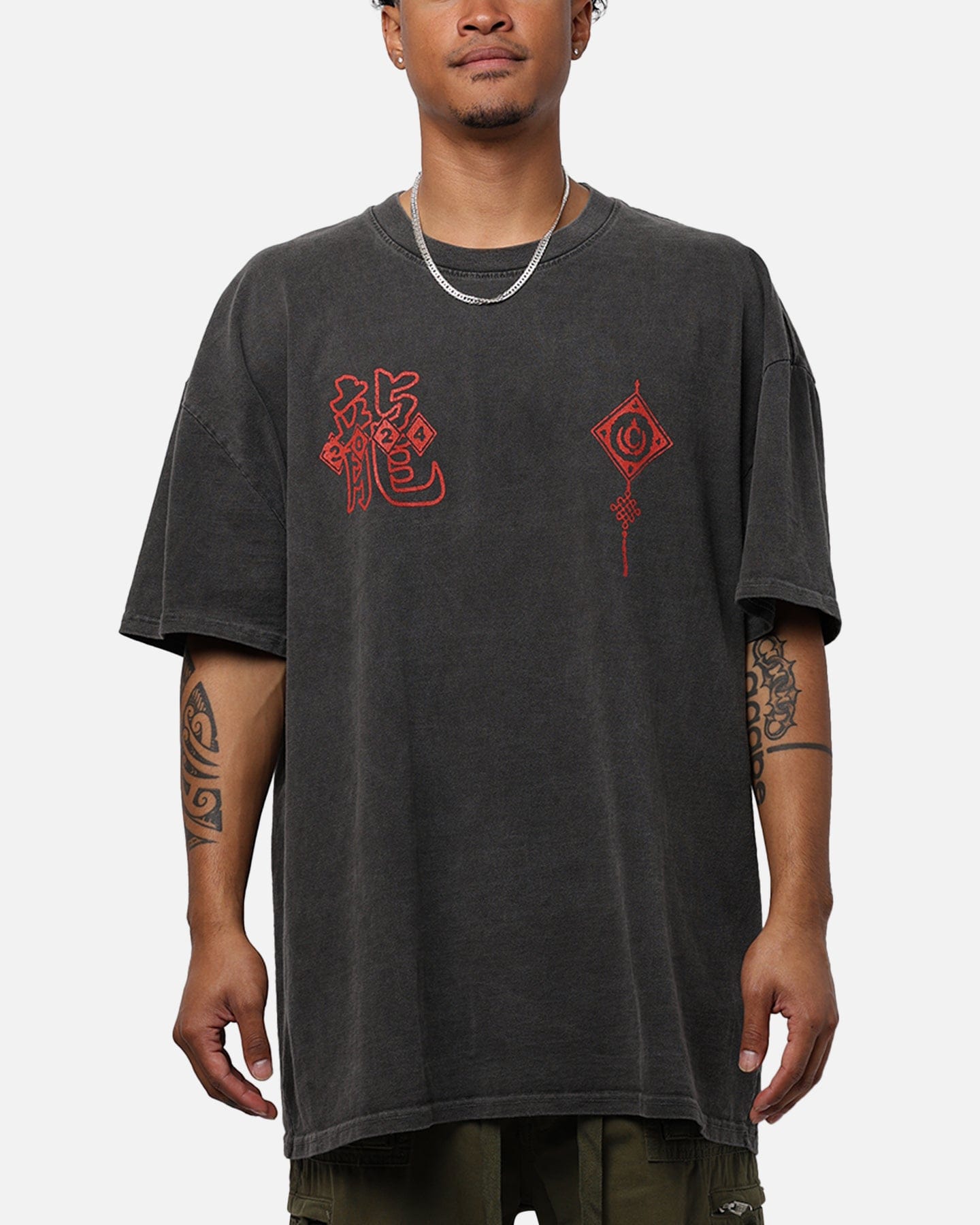Dragon Culture Kings Year Of The Dragon T - Shirt Black Wash