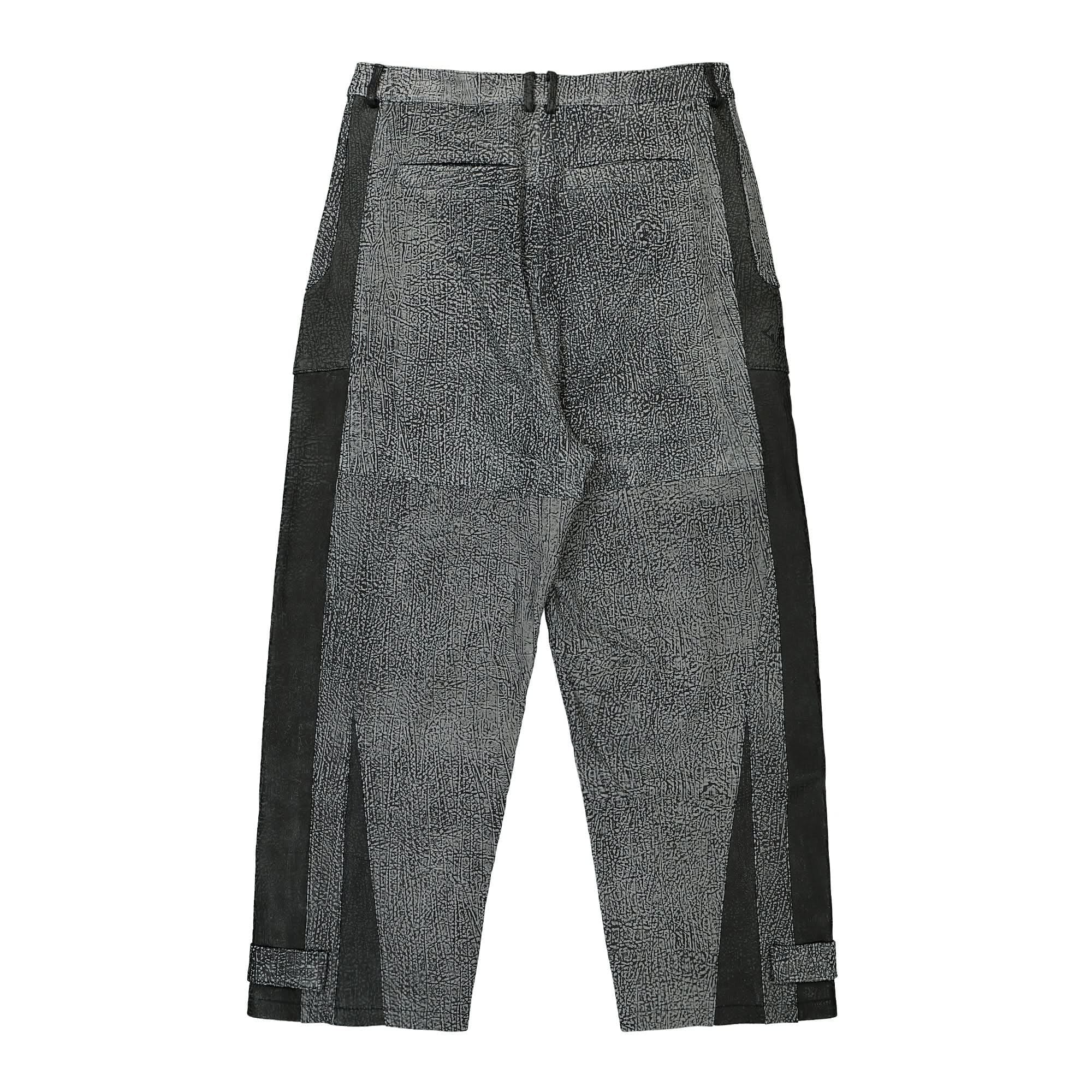 GATE Panelled Wide Leather Pants