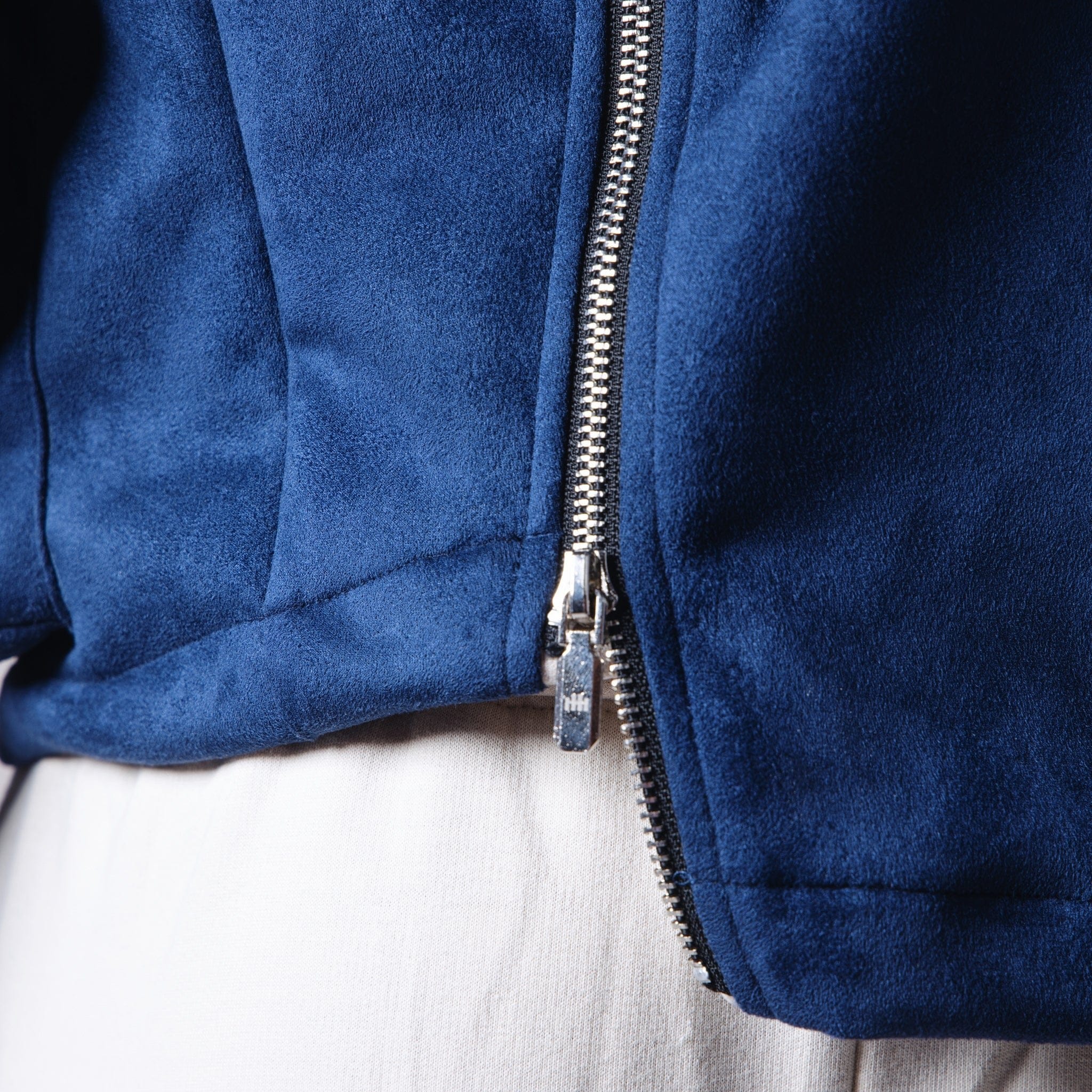 Blue MIDNIGHT BLUE & BISQUE SWIFTZIPPER JACKET