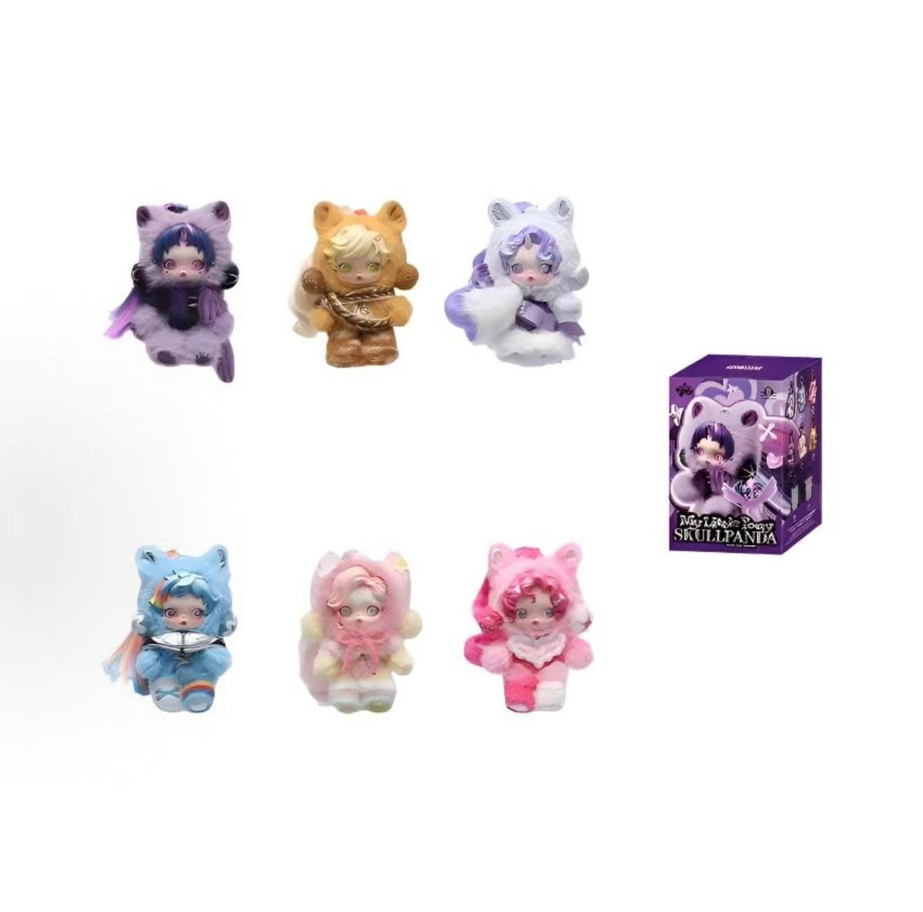 PONY My Little Pony SKULLPANDA Plush Doll Pendant Blind Box
