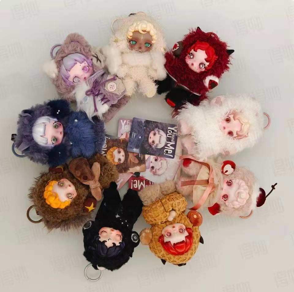 Found SKULLPANDA YOU FOUND ME SERIES PLUSH DOLL PENDANT