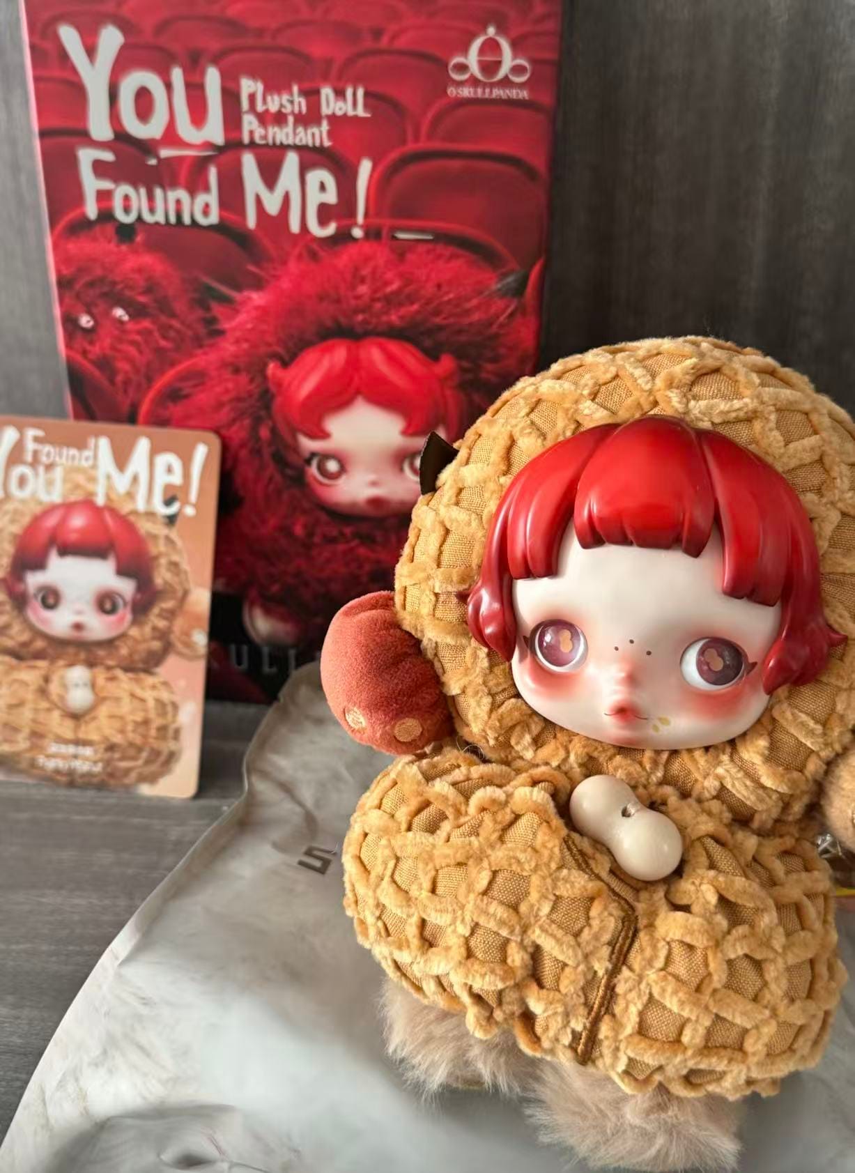 Found SKULLPANDA YOU FOUND ME SERIES PLUSH DOLL PENDANT