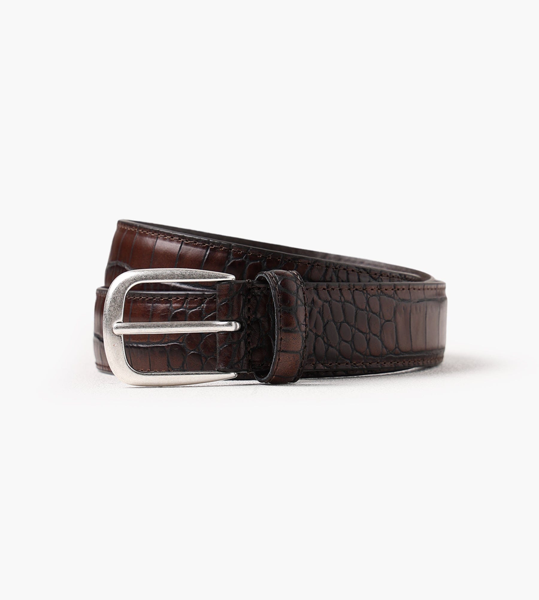 Anderson's Baskèts by Anderson's Belt Brown Croc