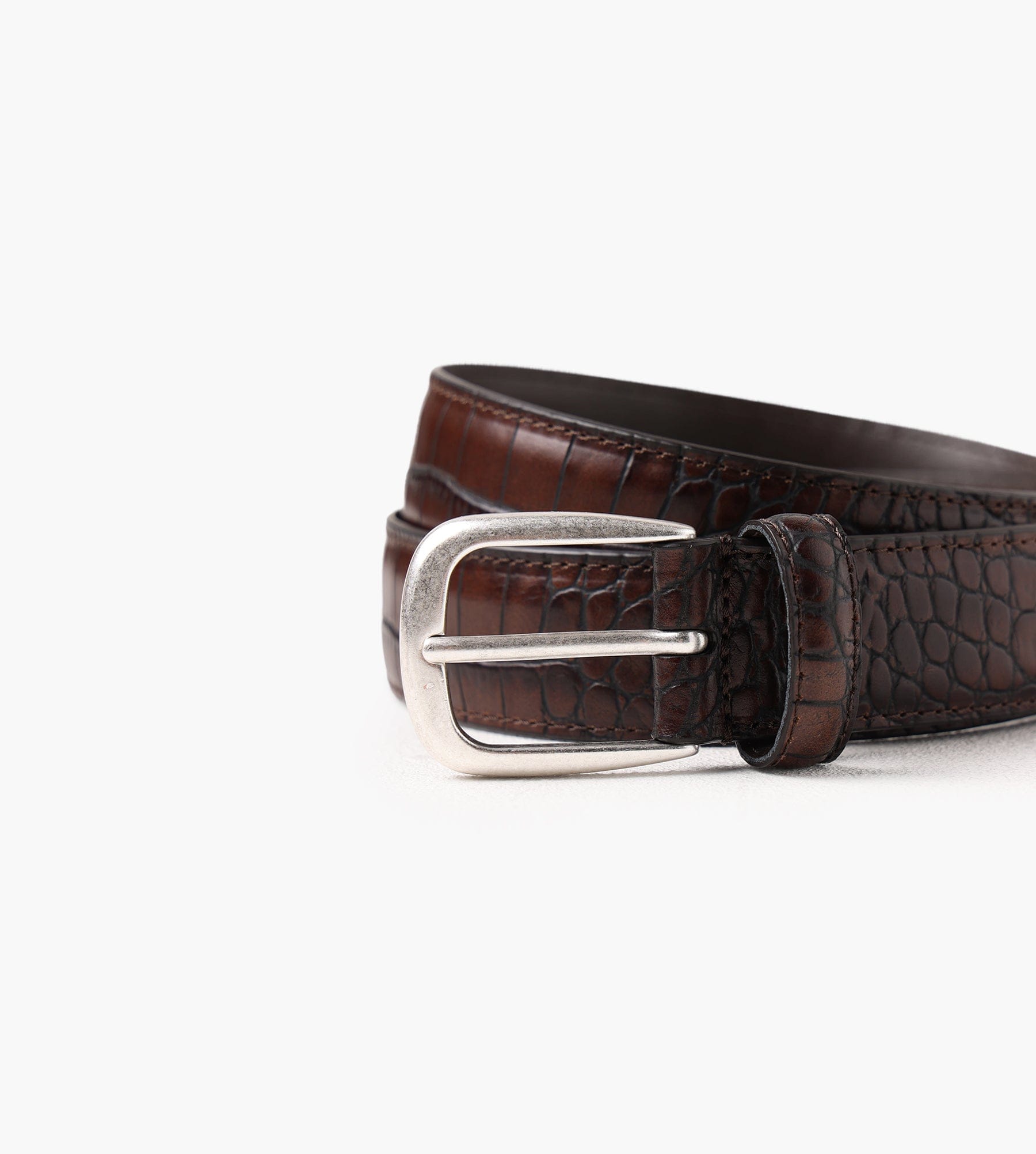 Anderson's Baskèts by Anderson's Belt Brown Croc