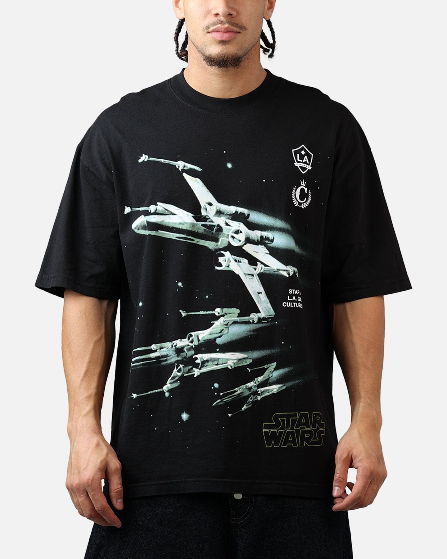 Star Wars Culture Kings x Star Wars LA Galaxy X - Wing T - Shirt Black