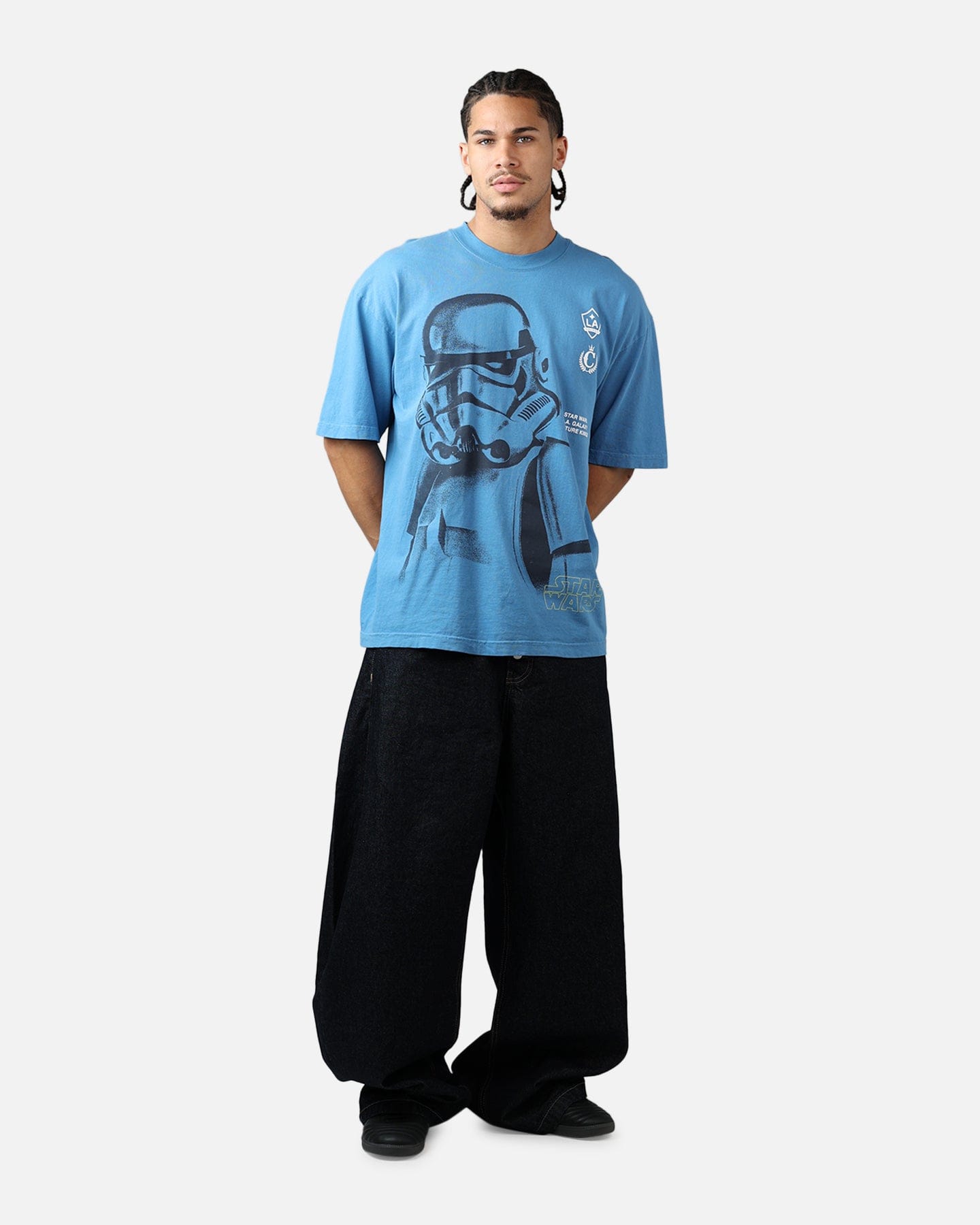 Star Wars Culture Kings x Star Wars LA Galaxy Stormtrooper T - Shirt Blue