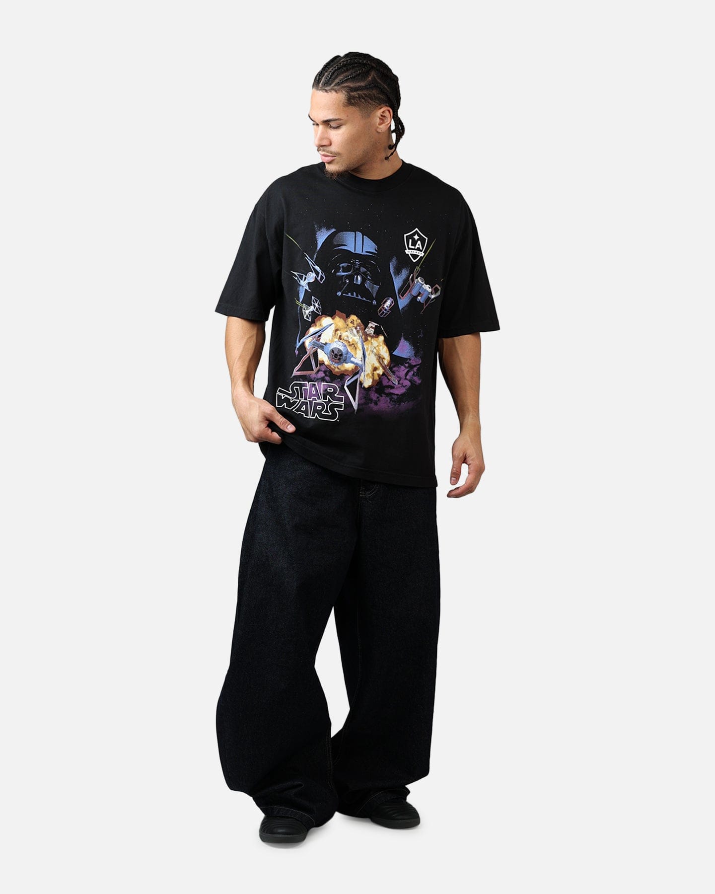 Star Wars Culture Kings x Star Wars LA Galaxy Jersey T - Shirt Black