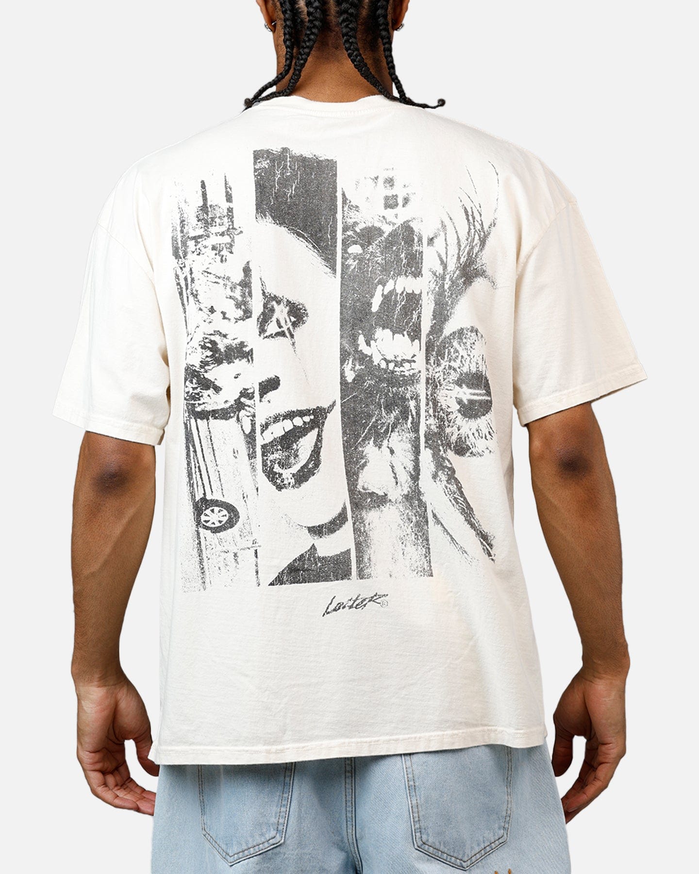Loiter Born Again T - Shirt Off White