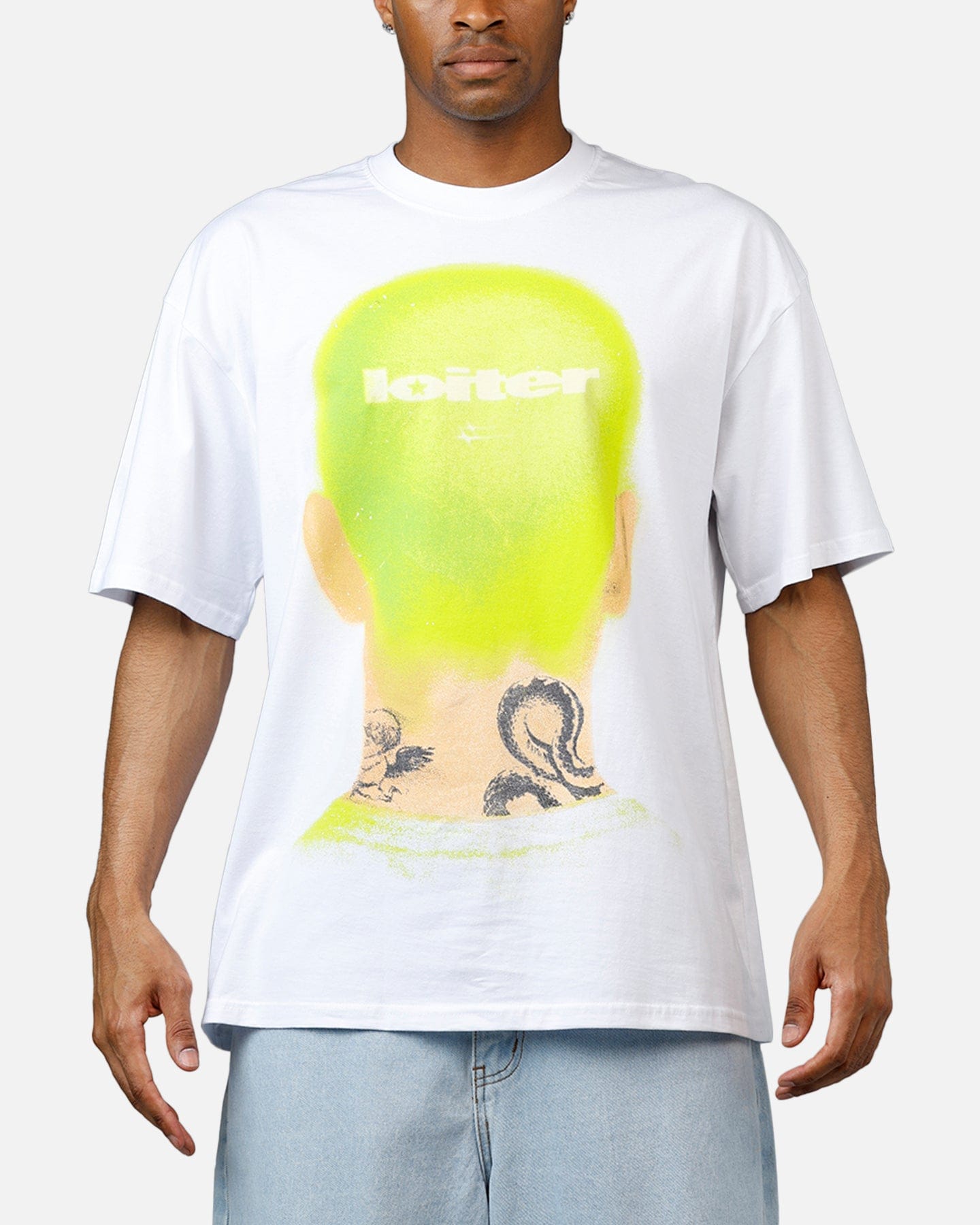 Loiter Backview T - Shirt White