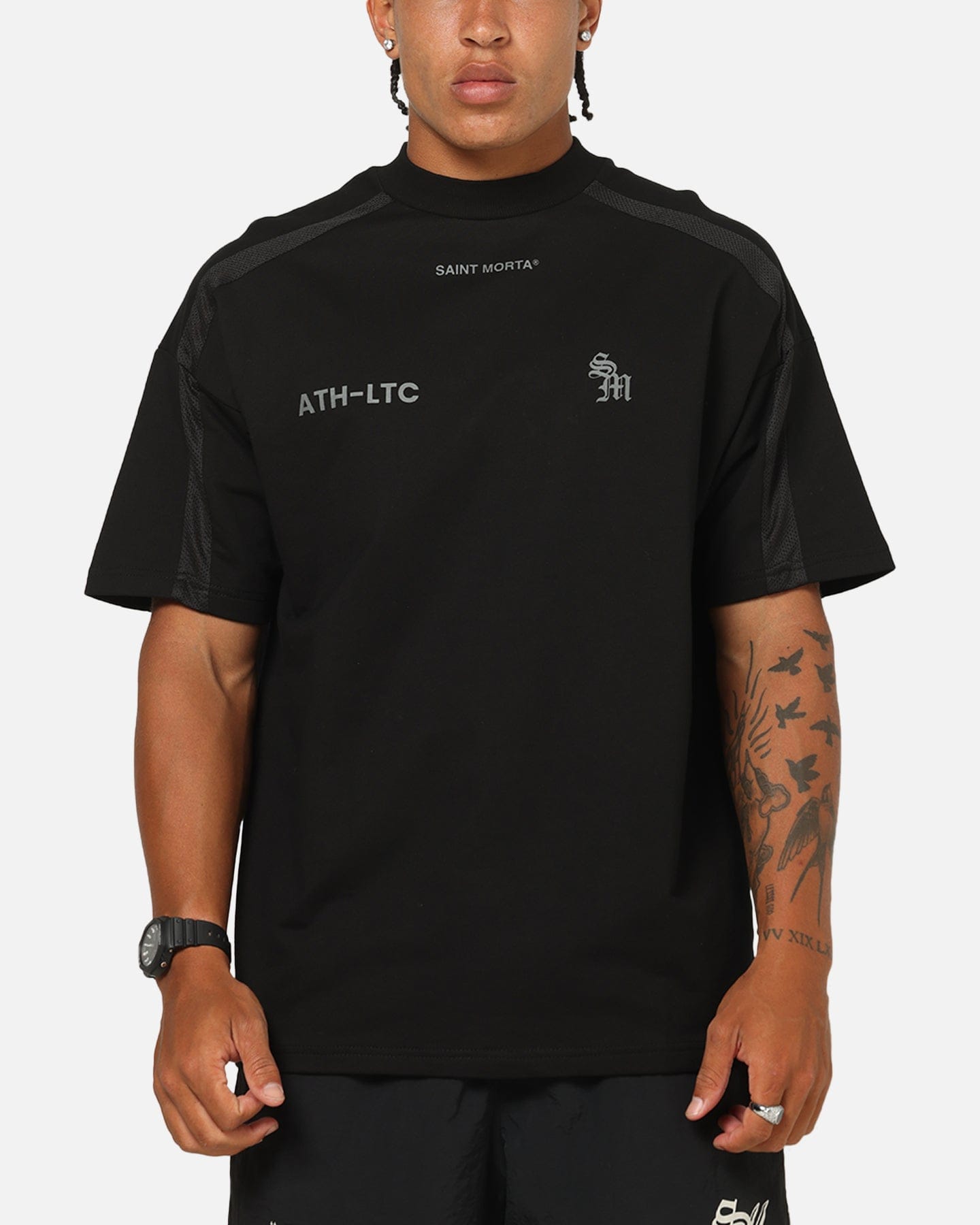Saint Morta Athltc Recon T - Shirt Black