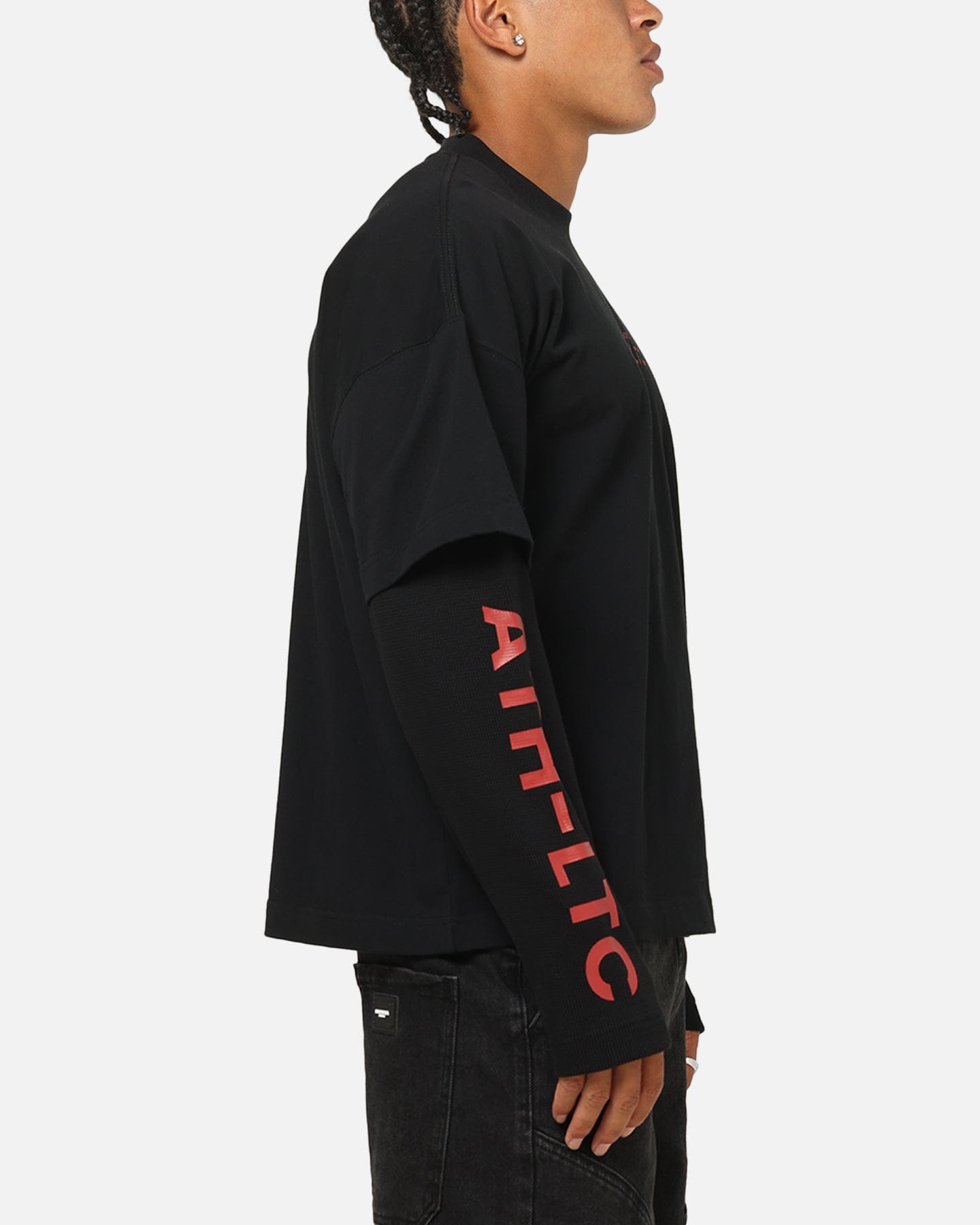 Saint Morta Athletc Season 2 Long Sleeve T - Shirt Black/Red