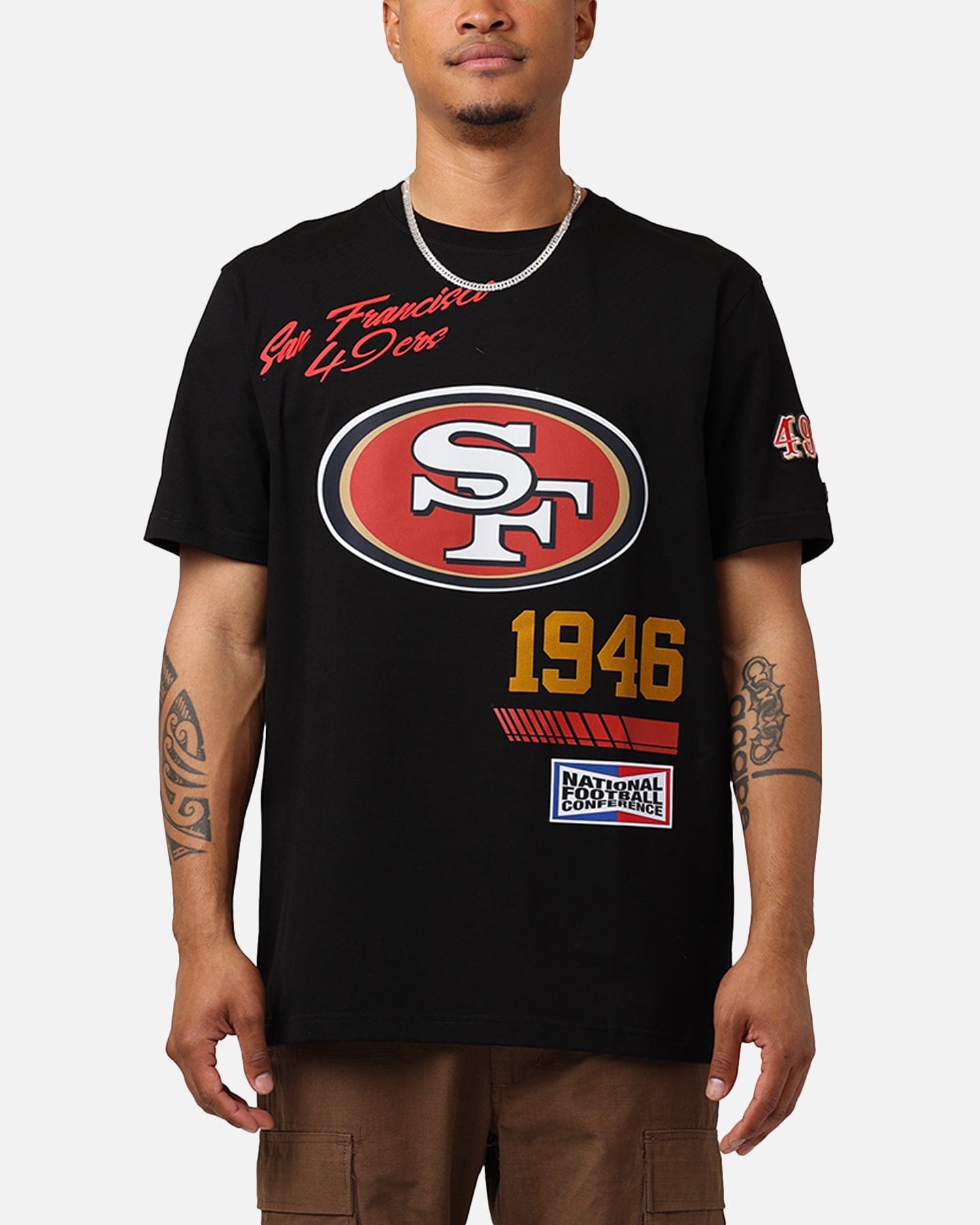PRO Standard San Francisco 49ers Fast Lane SJ T - Shirt Black