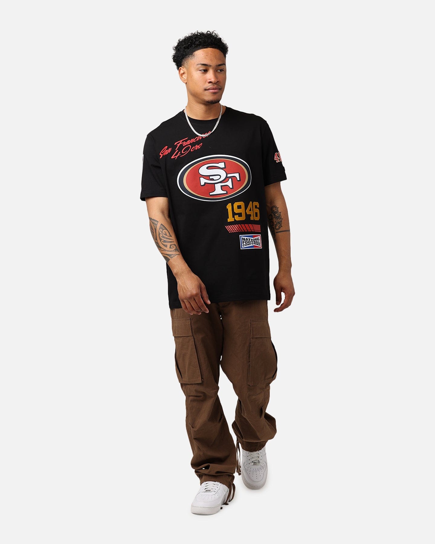 PRO Standard San Francisco 49ers Fast Lane SJ T - Shirt Black