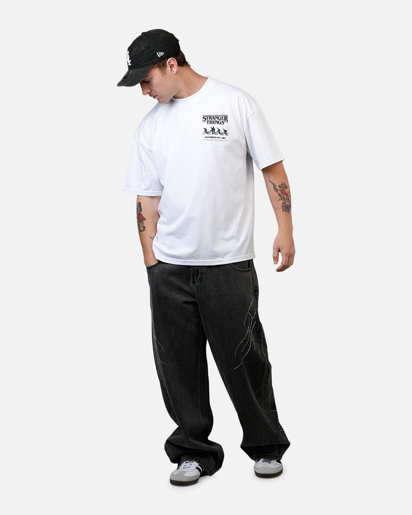 73studio x Stranger Things One Last Adventure T - Shirt White
