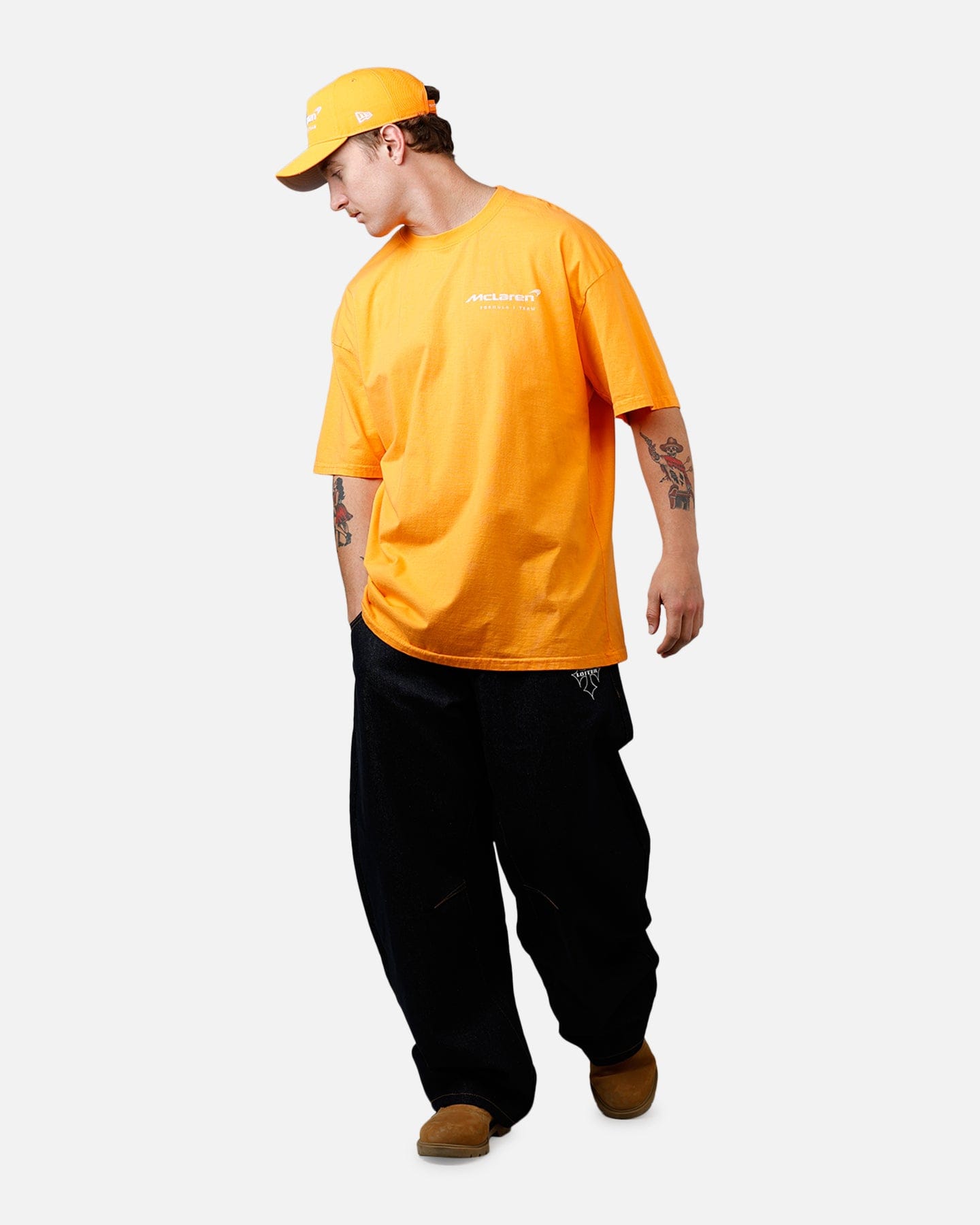 Oscar Culture Kings x McLaren F1 Oscar & Lando T - Shirt Orange