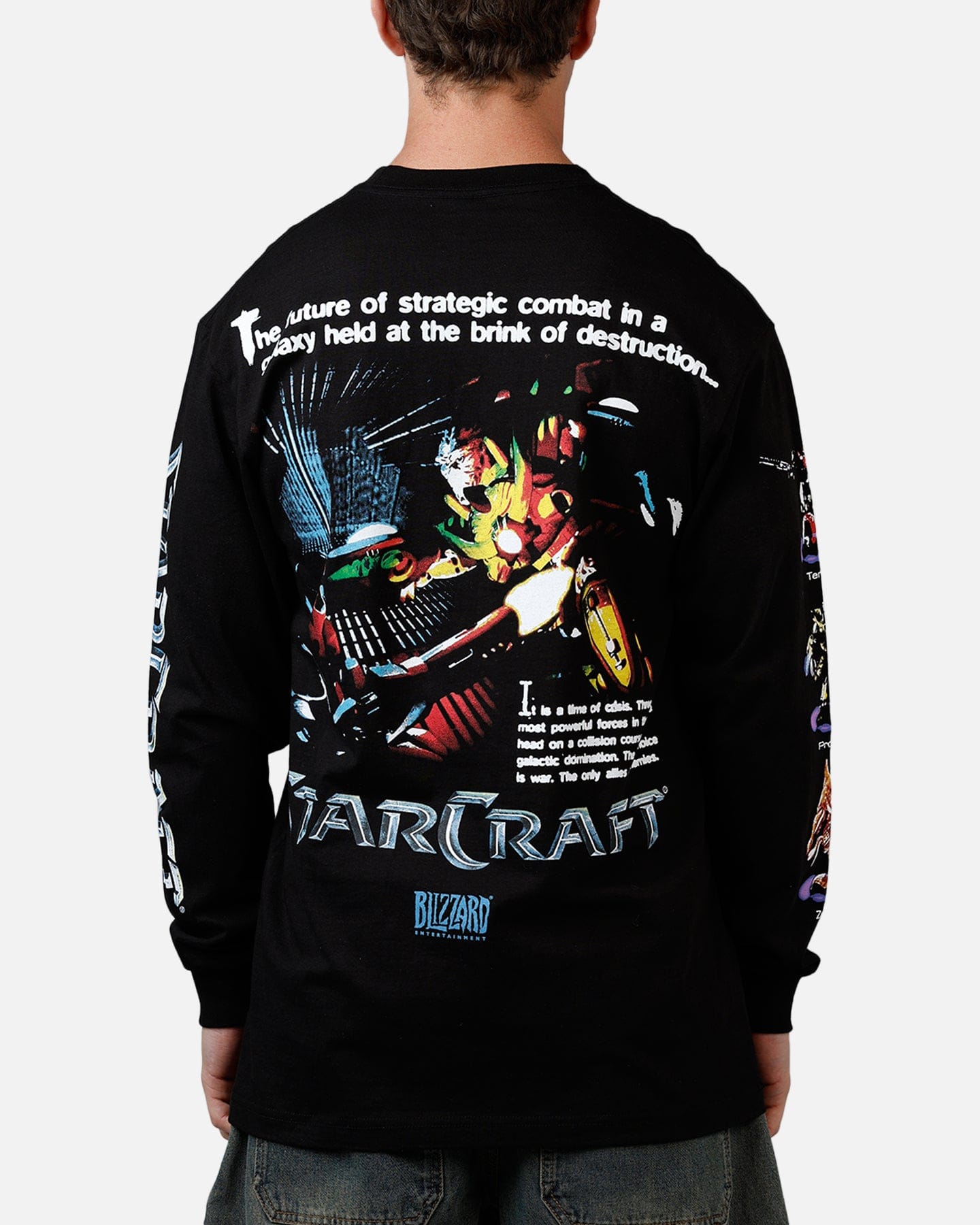 73studio x Starcraft Race Long Sleeve T - Shirt Black