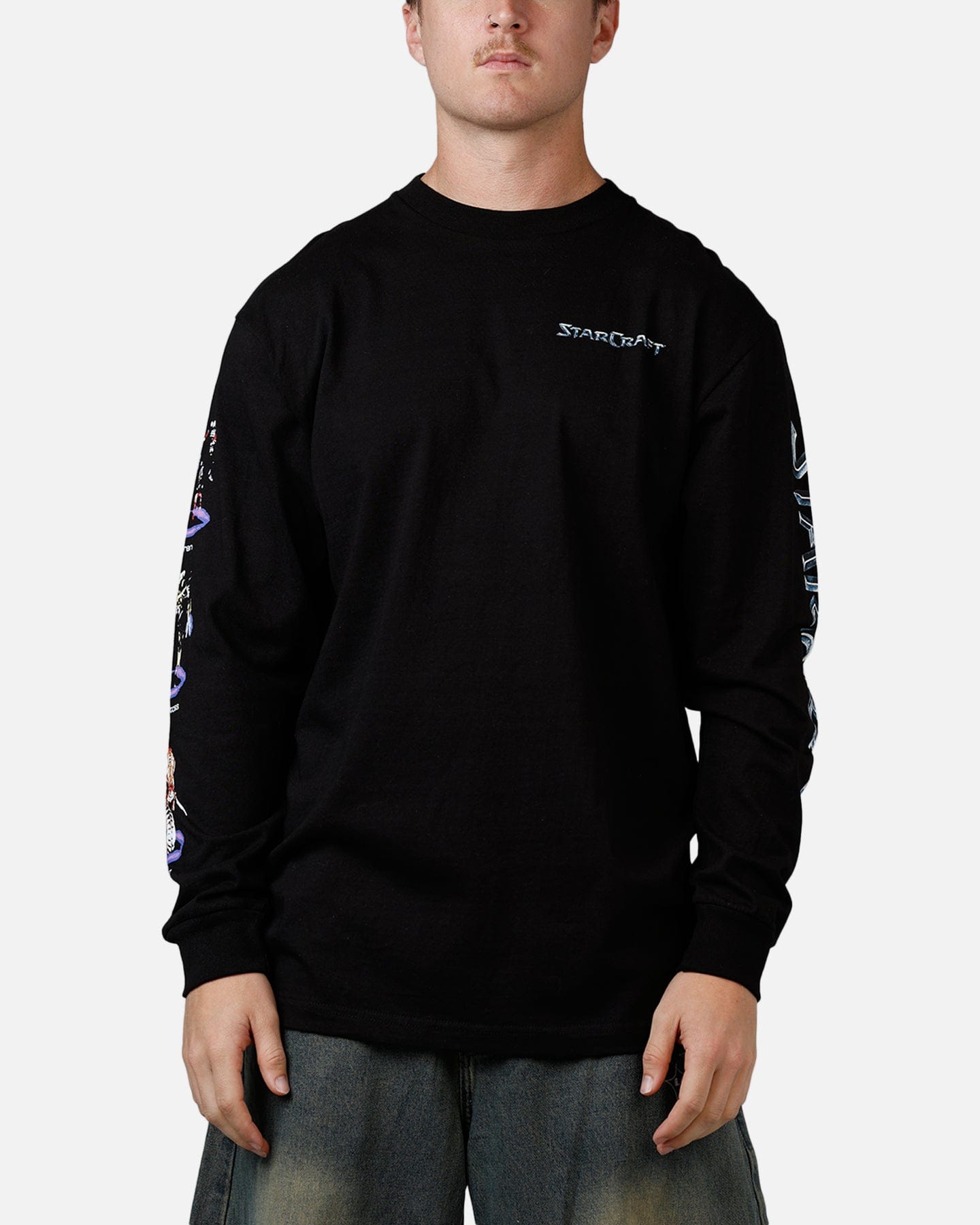 73studio x Starcraft Race Long Sleeve T - Shirt Black