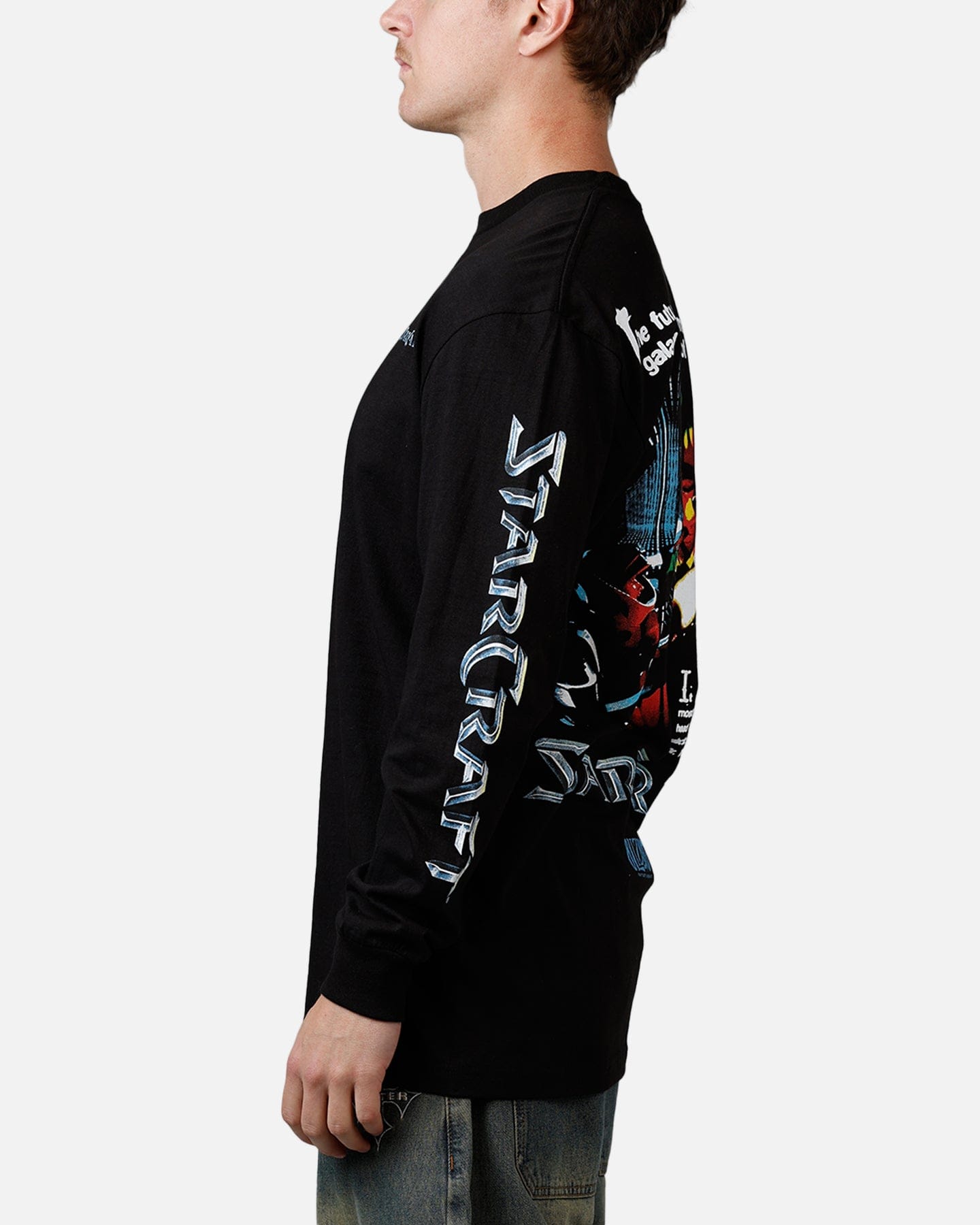 73studio x Starcraft Race Long Sleeve T - Shirt Black
