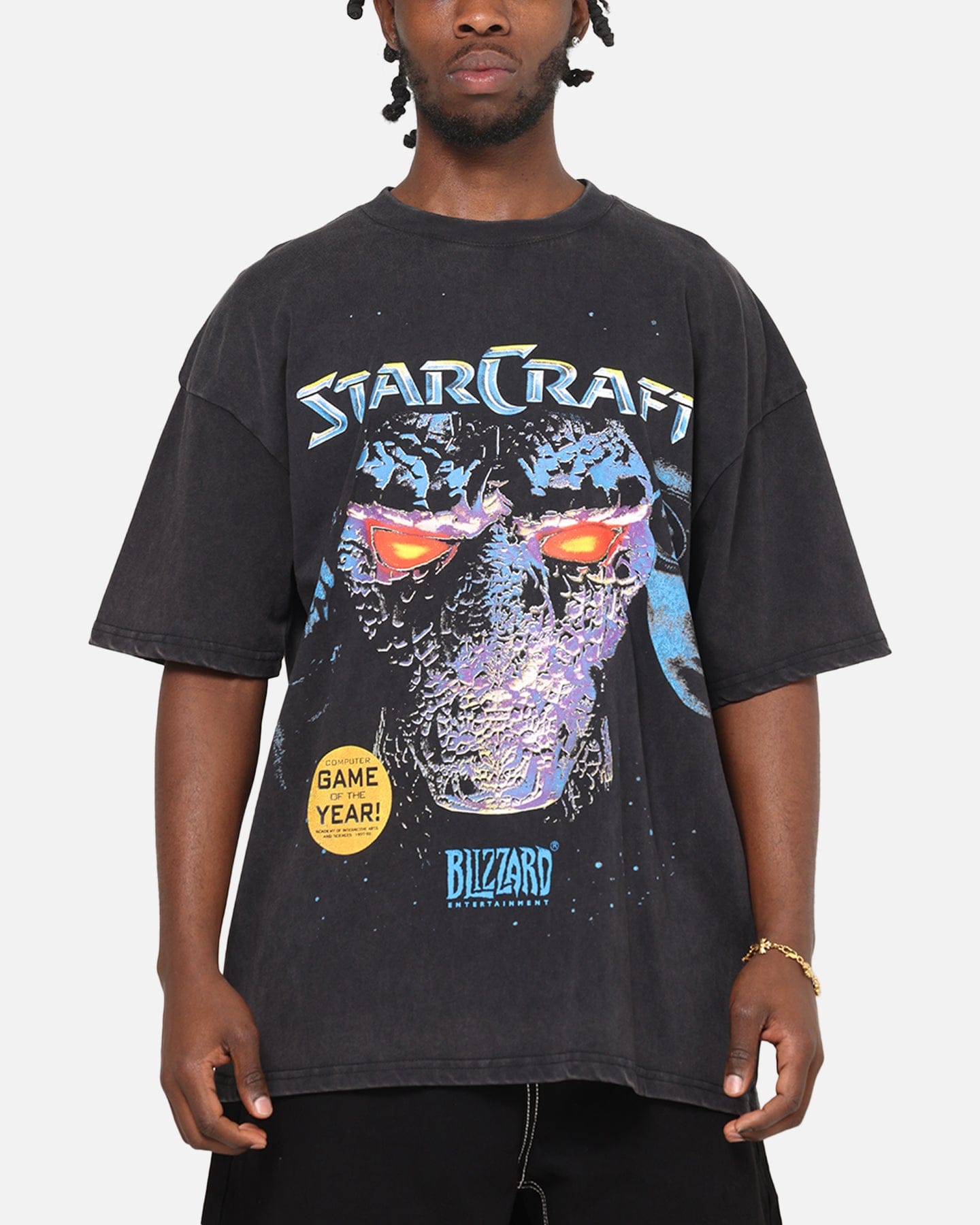 73studio x Starcraft Vintage T - Shirt Off Black