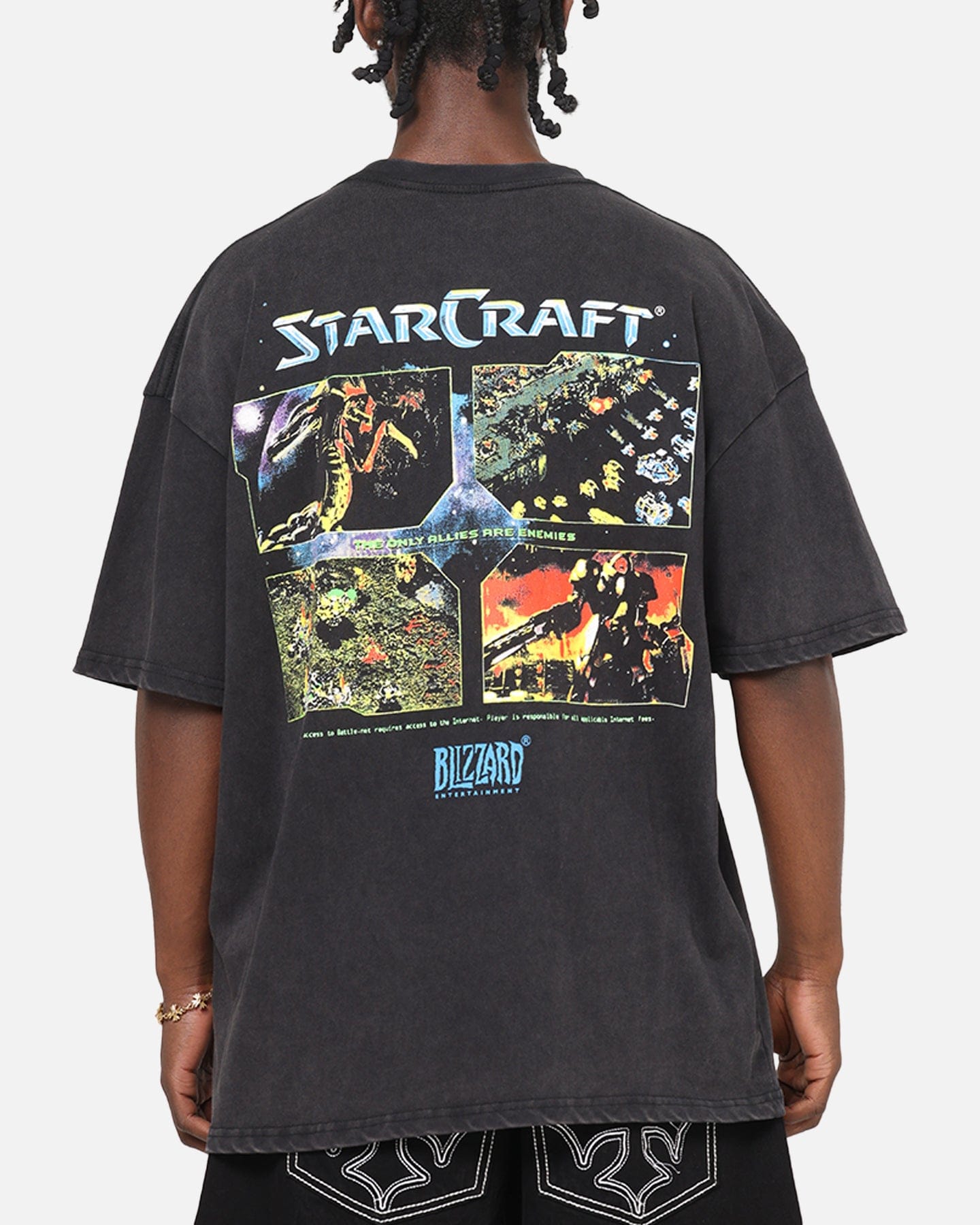 73studio x Starcraft Vintage T - Shirt Off Black