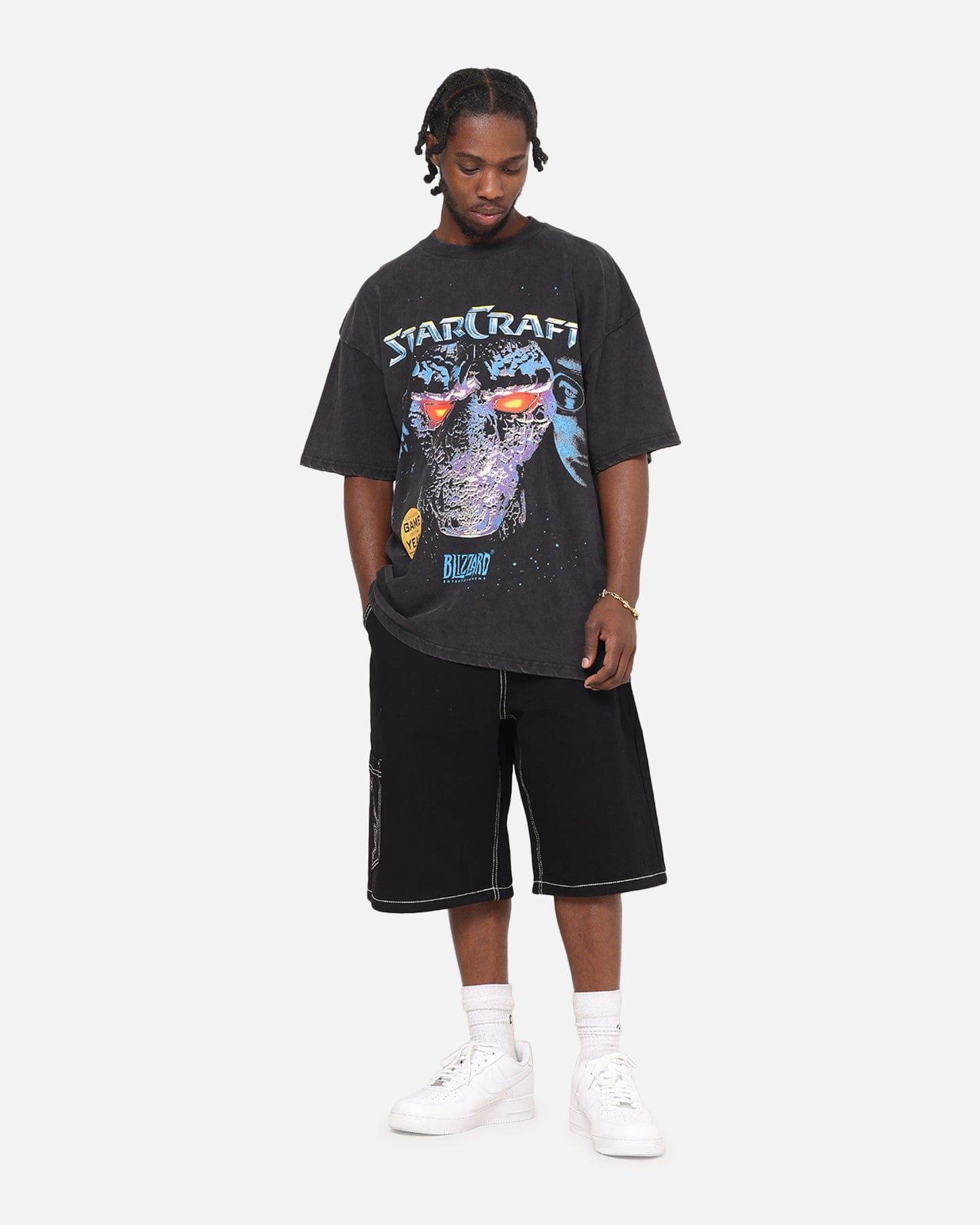 73studio x Starcraft Vintage T - Shirt Off Black