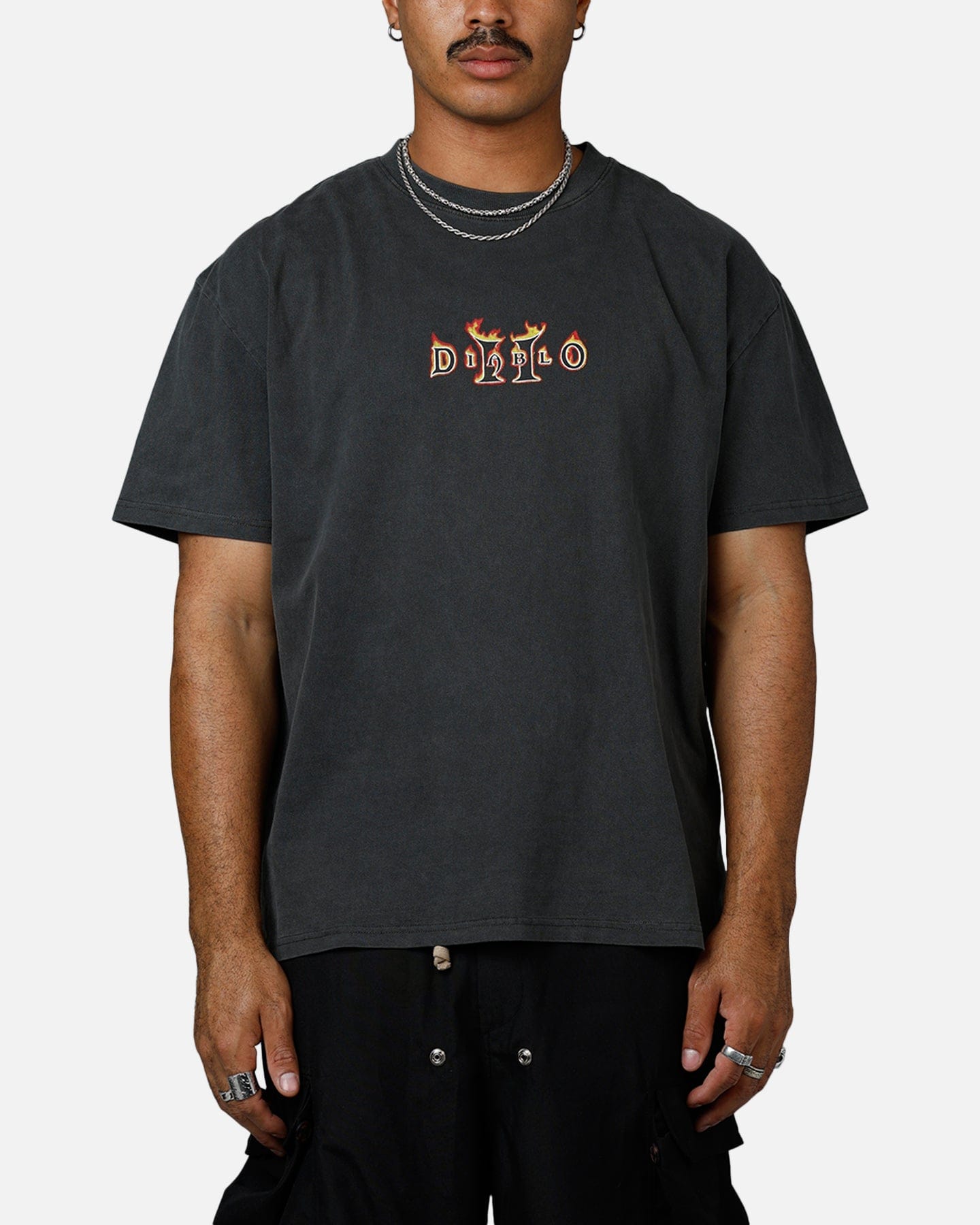 73studio x Diablo II Halloween Summer 2000 T - Shirt Black Wash