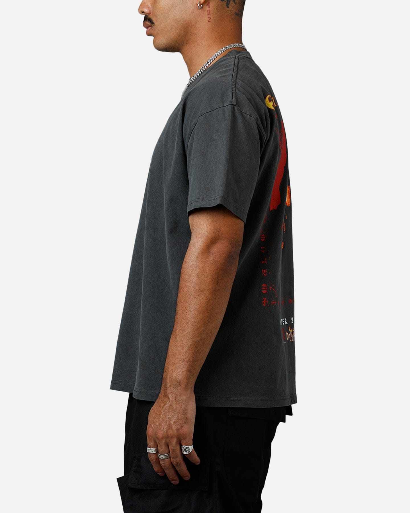 73studio x Diablo II Halloween Summer 2000 T - Shirt Black Wash