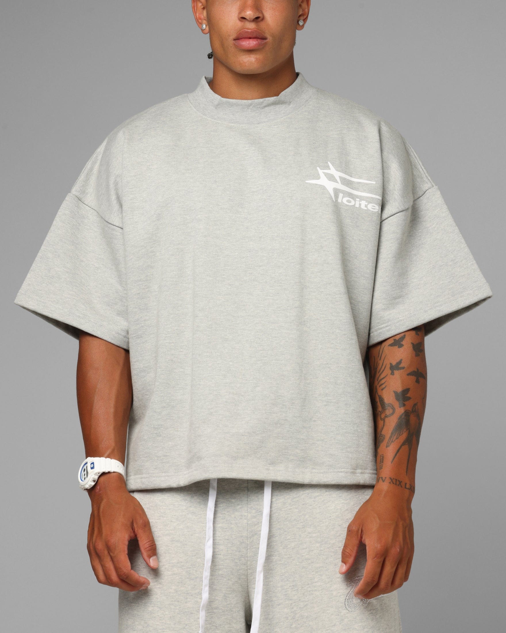 Loiter Ultra Hybrid Premium T - Shirt Grey
