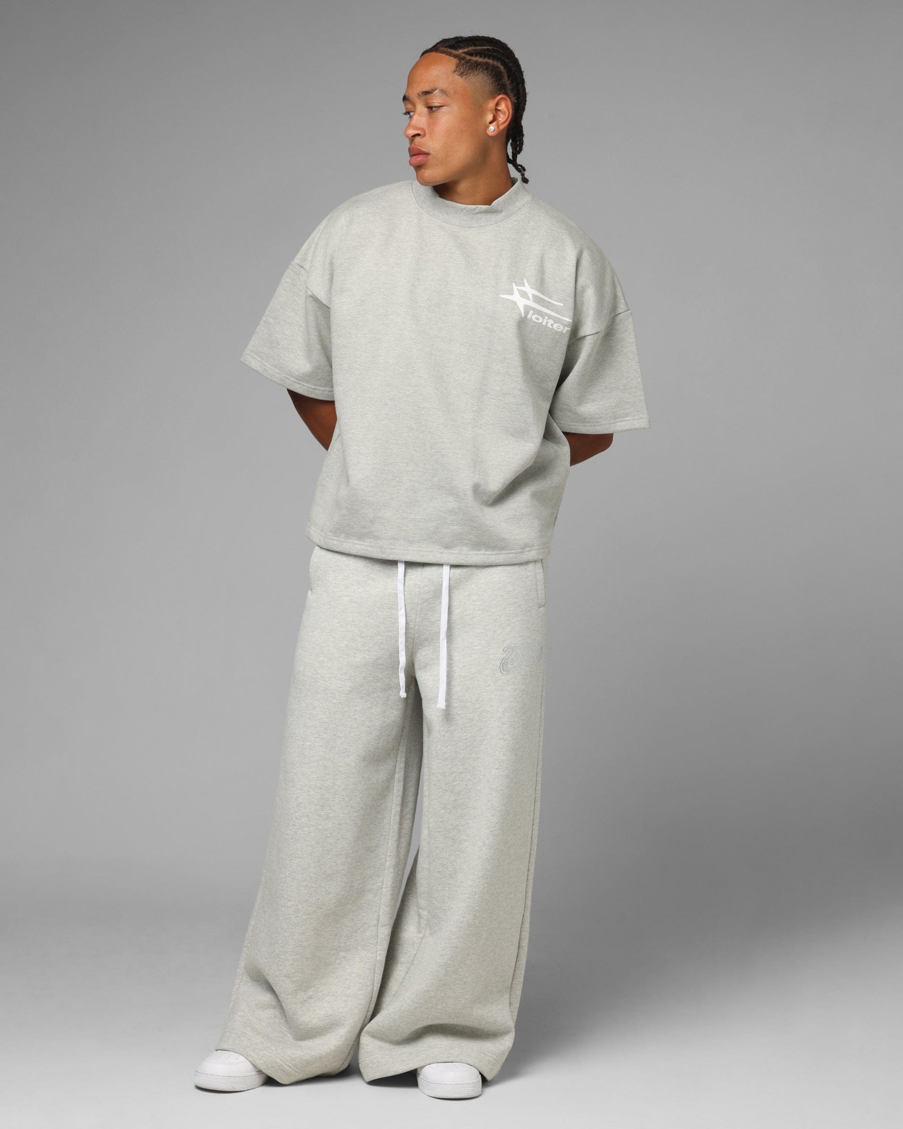 Loiter Ultra Hybrid Premium T - Shirt Grey