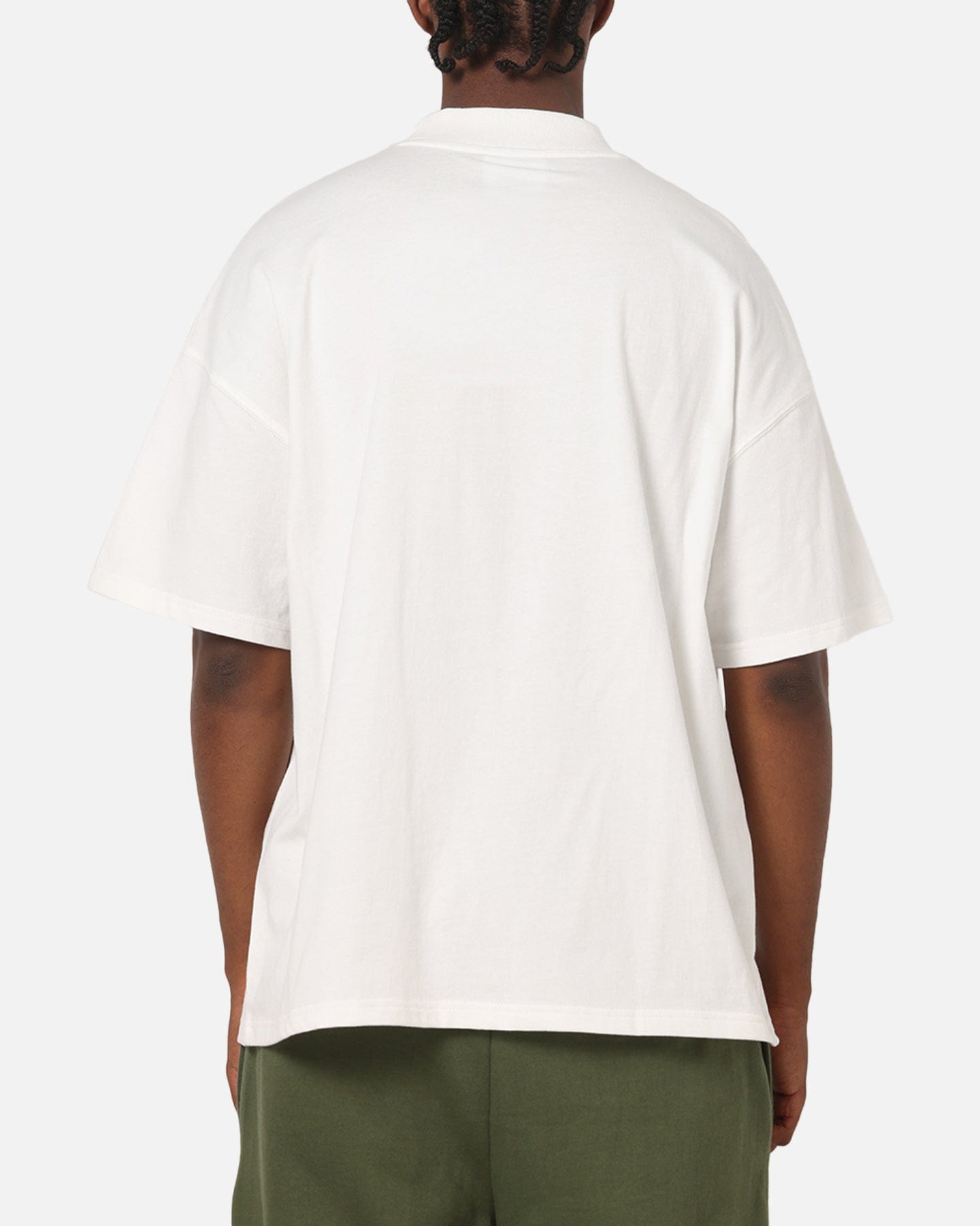 Carre Cross Stitch T - Shirt Off White