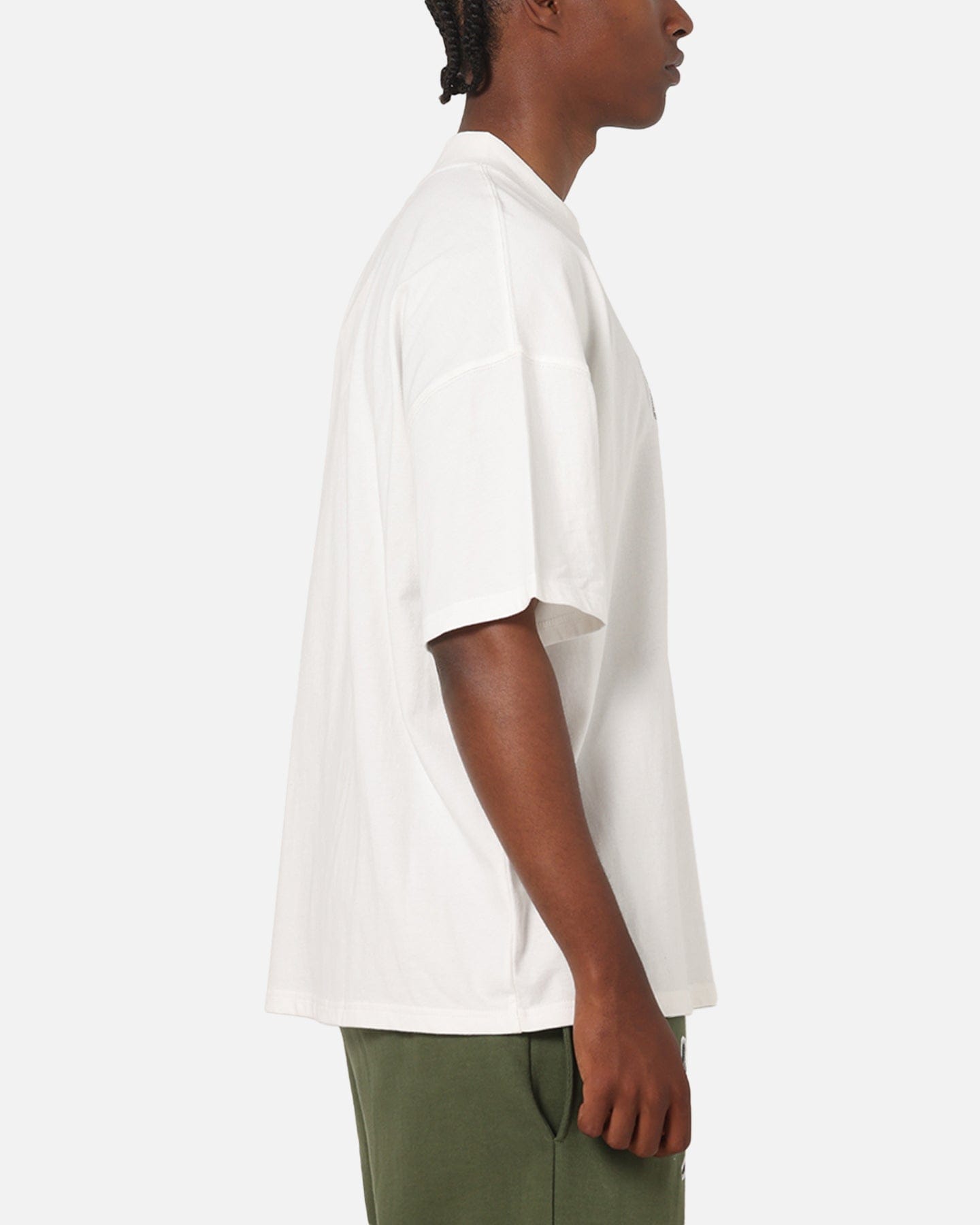 Carre Cross Stitch T - Shirt Off White