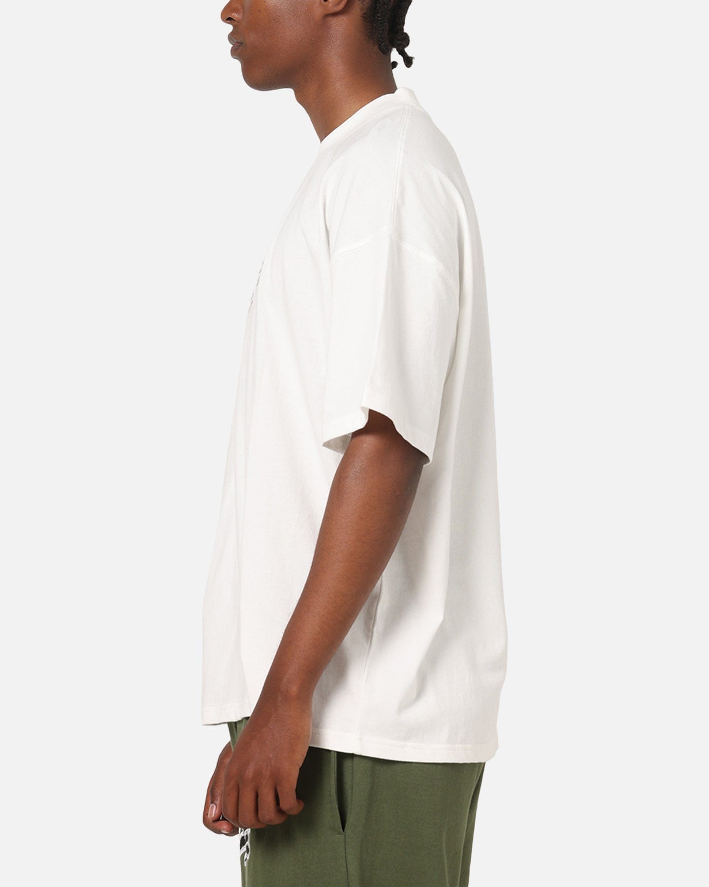 Carre Cross Stitch T - Shirt Off White
